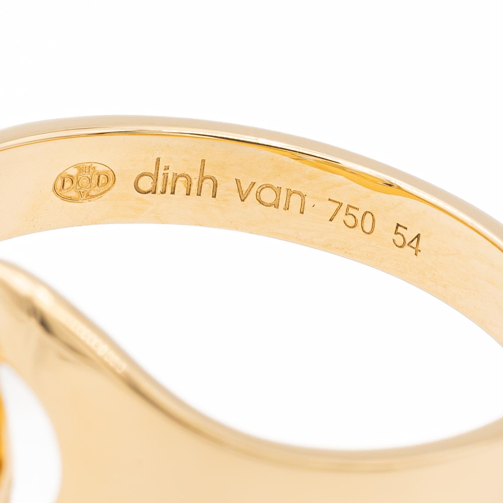 Dinh Van Handcuffs Ring Yellow Gold