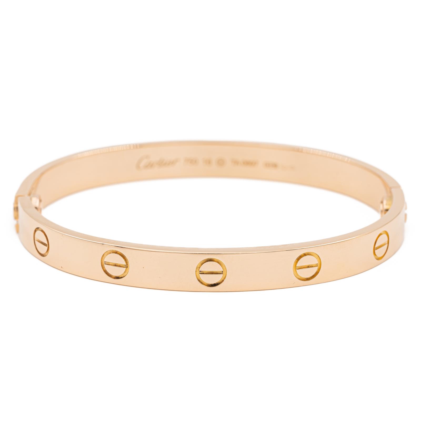 Cartier Bracelet Jonc Love Or rose