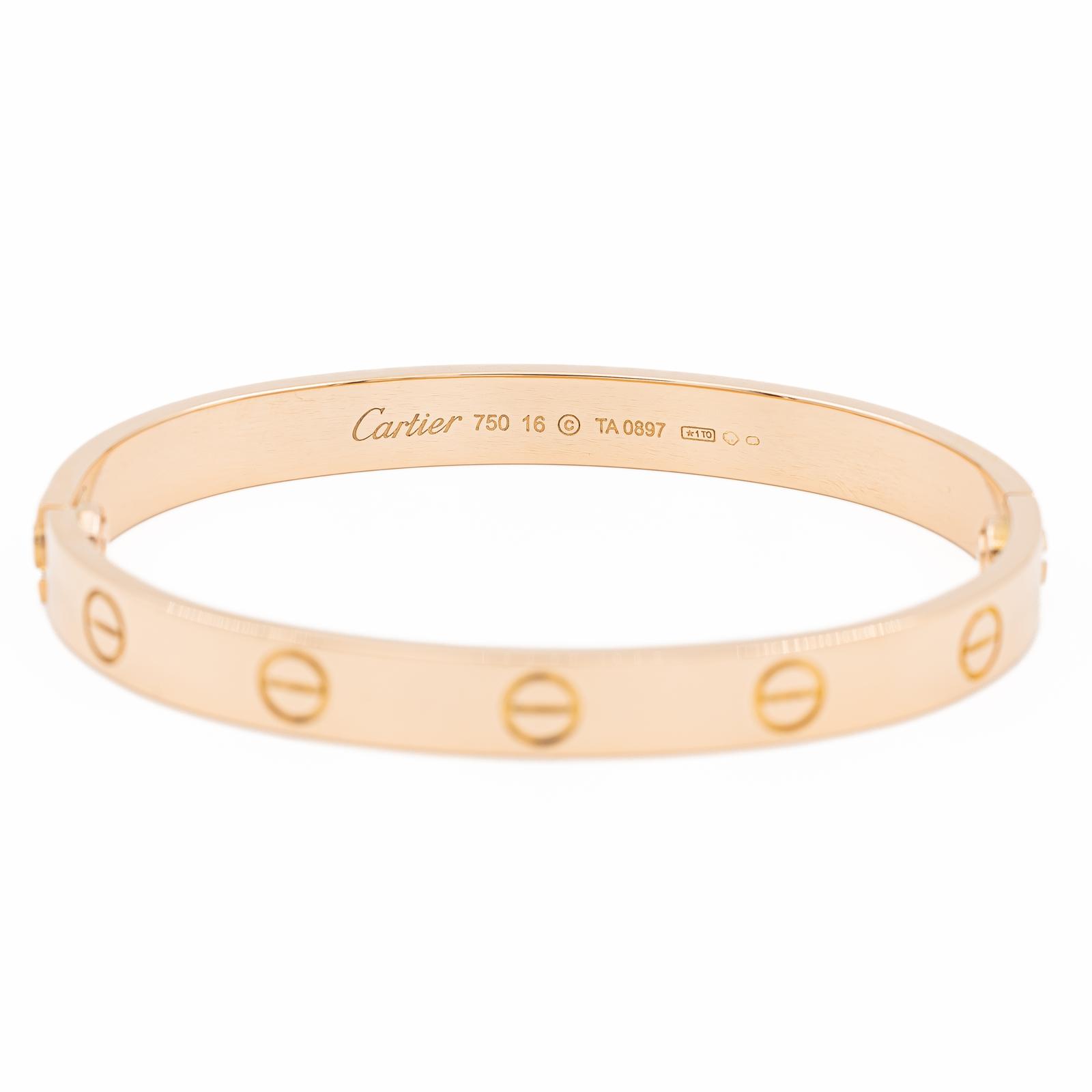 Cartier Jonc Love Bracelet Rose gold