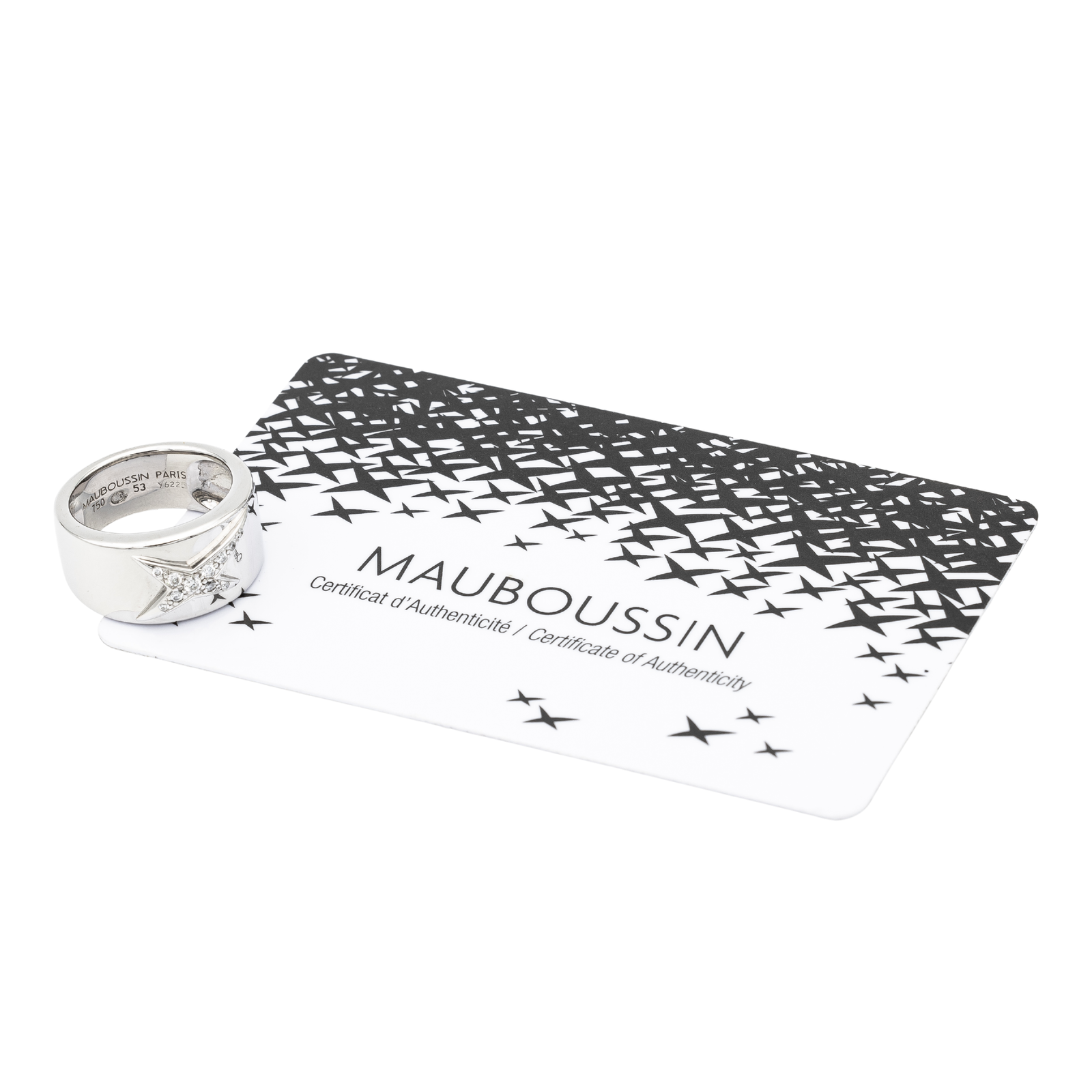 Mauboussin Star Ring White Gold Diamond