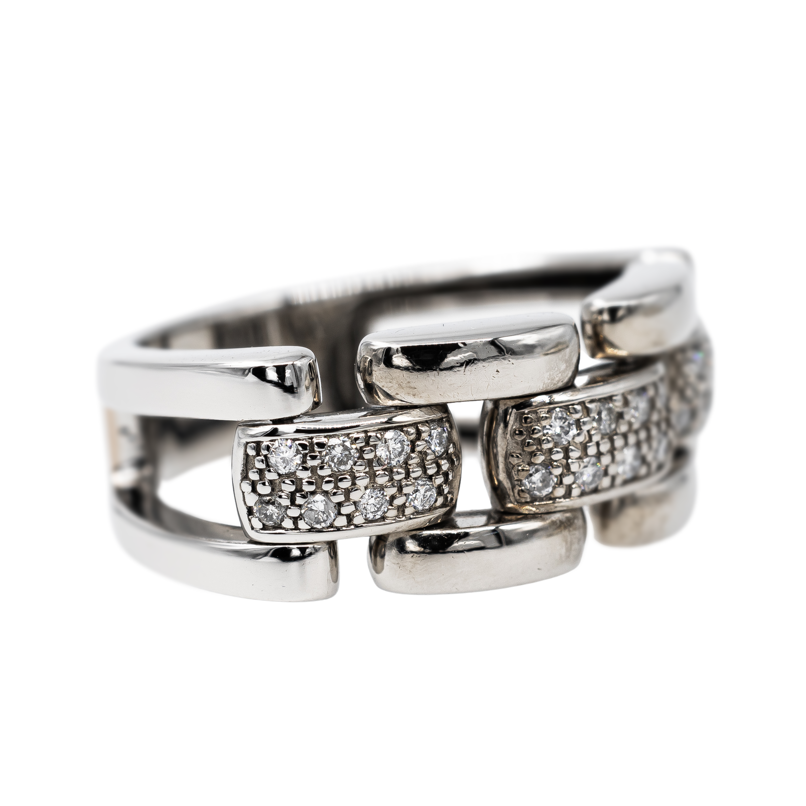 Guy Laroche Yellow Gold Diamond Ring