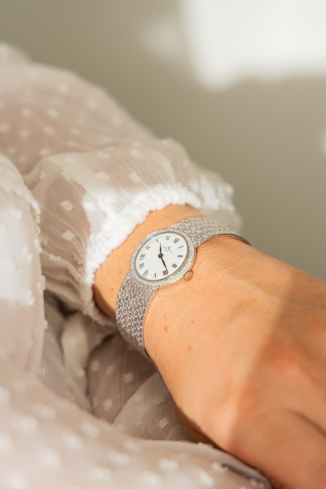 Baume & Mercier Montre  Or blanc Diamant