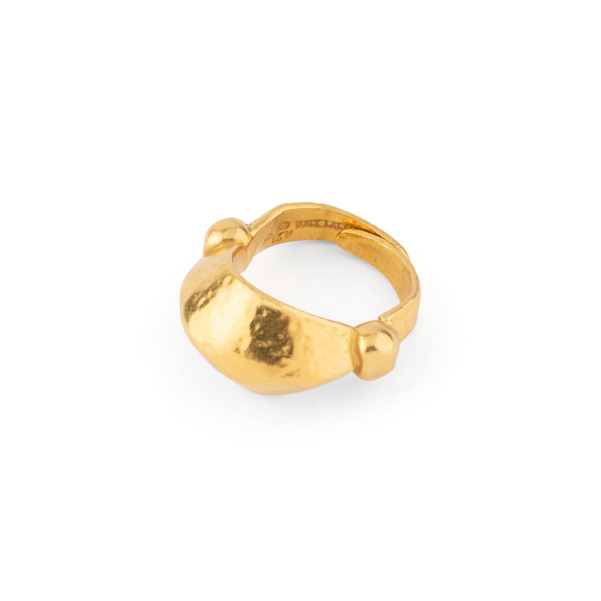 Bague en or 22k du créateur grec Ilias Lalaounis. - Maison Eloe