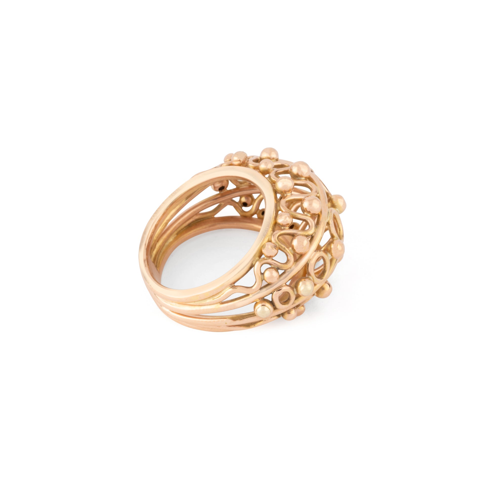 Boucheron, Vintage Ball Ring in 18K Rose Gold