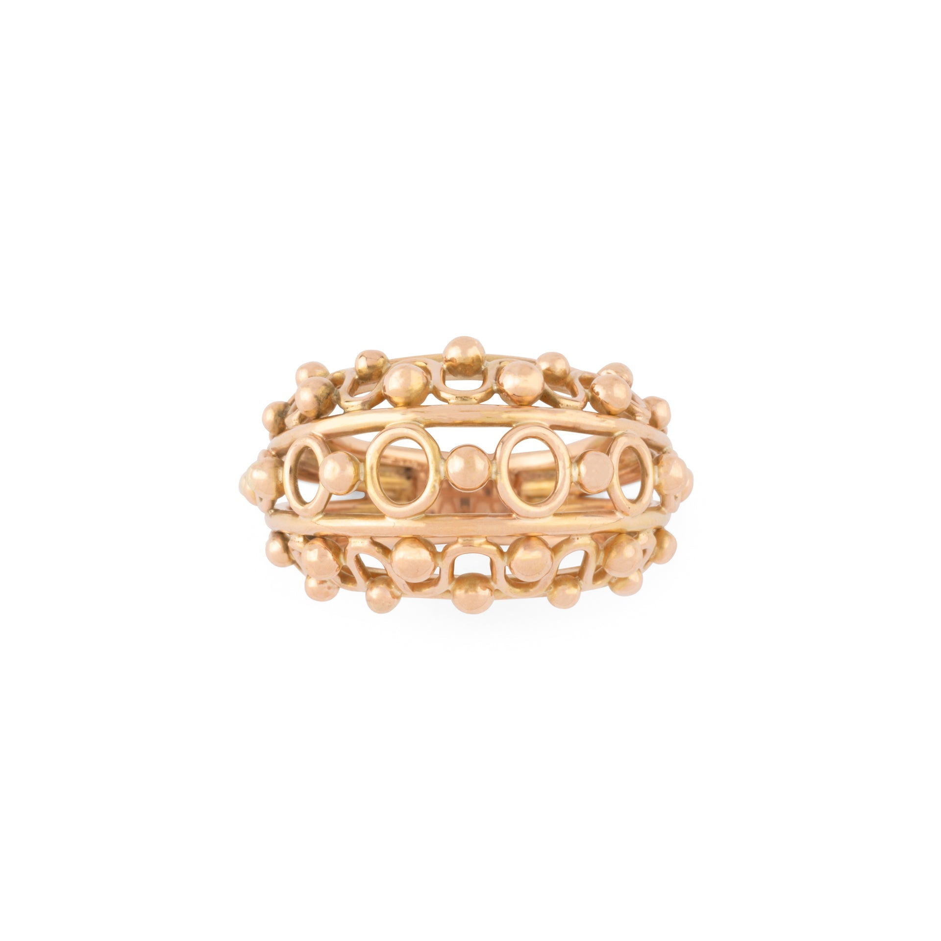 Boucheron, Vintage Ball Ring in 18K Rose Gold