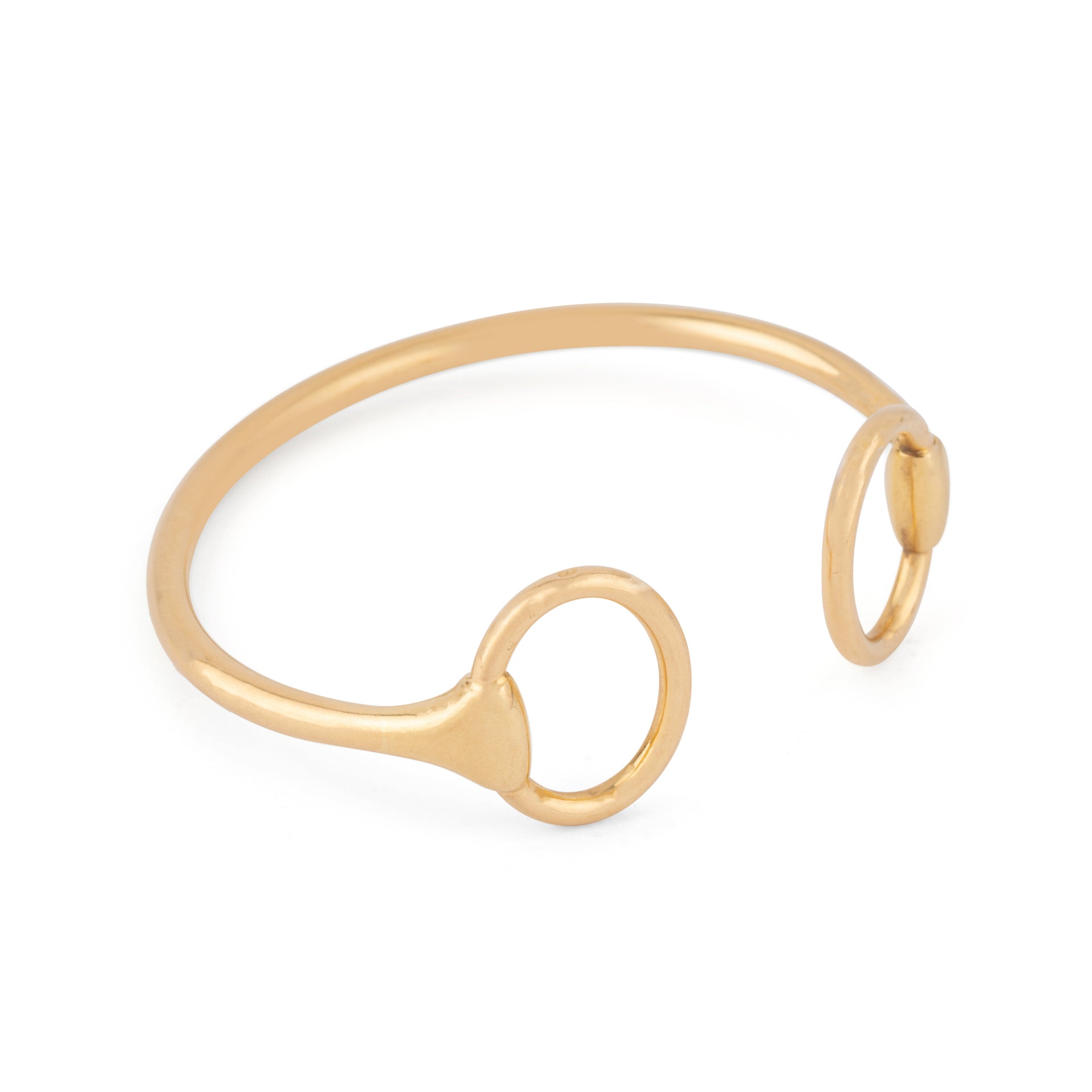 Hermès bracelet "Nausicaa" vintage en or jaune 18K