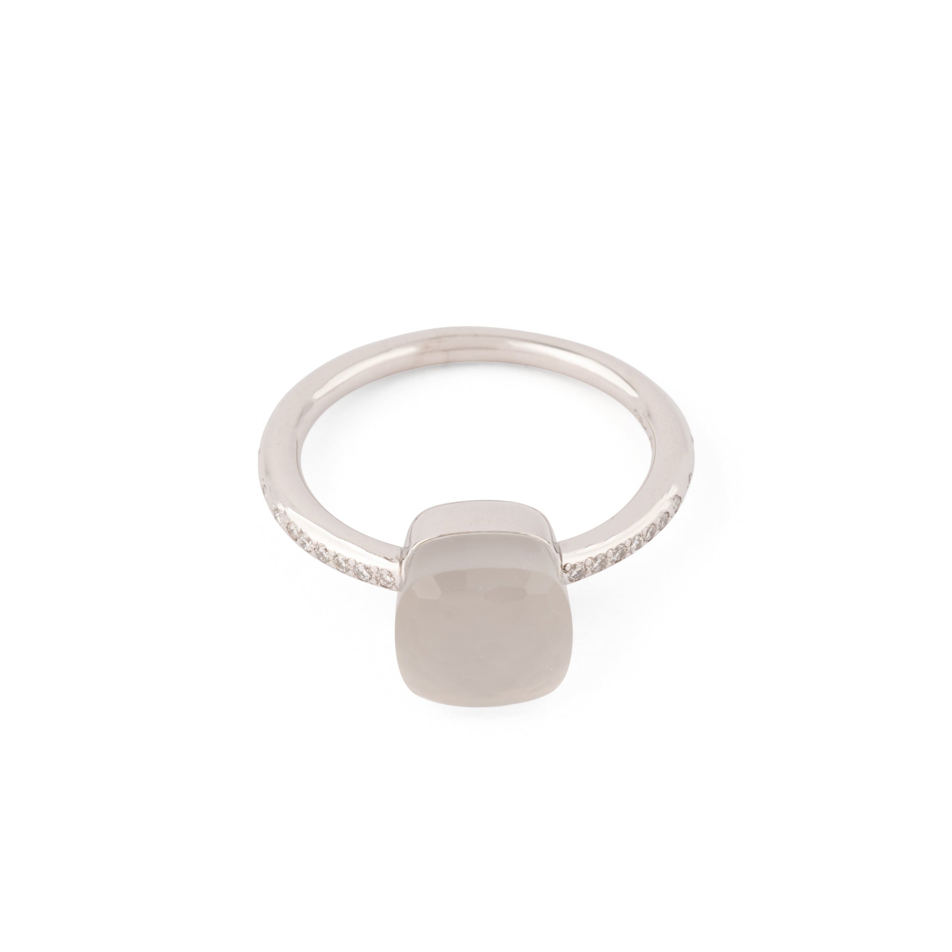 Pomellato, bague modèle Nudo or gris 18K
