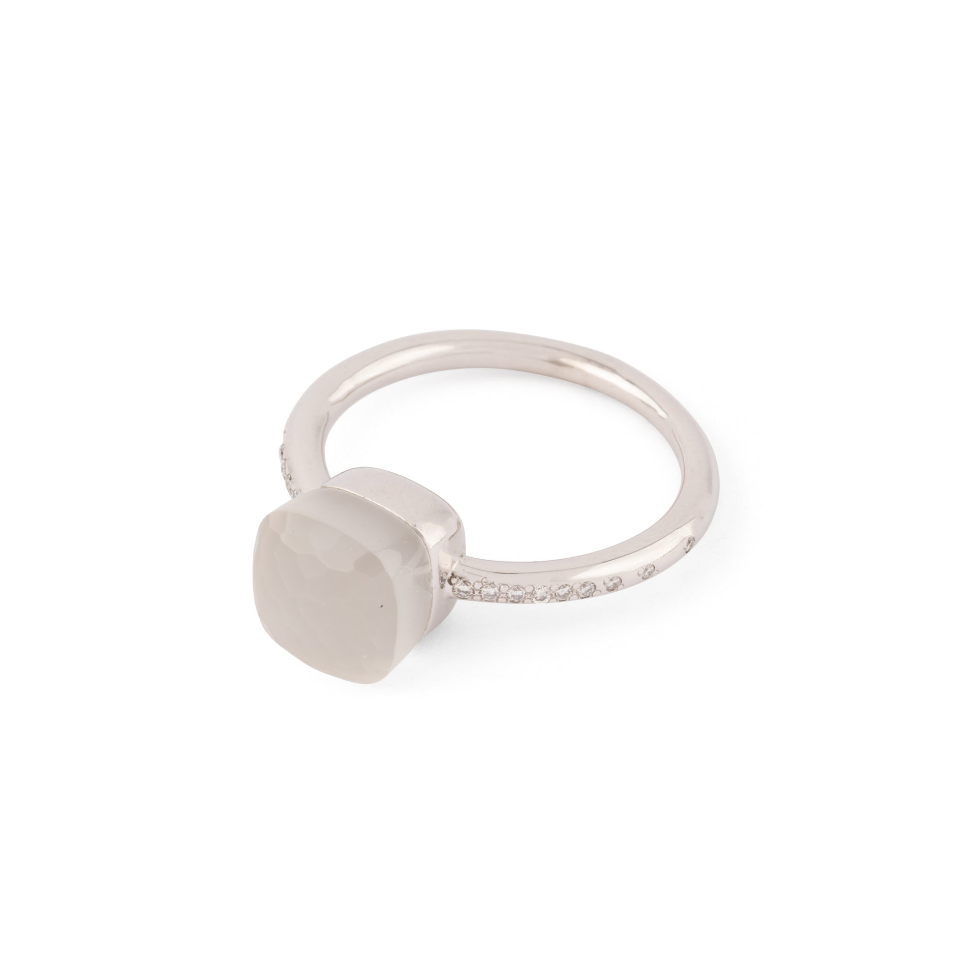 Pomellato, bague modèle Nudo or gris 18K seconde-main
