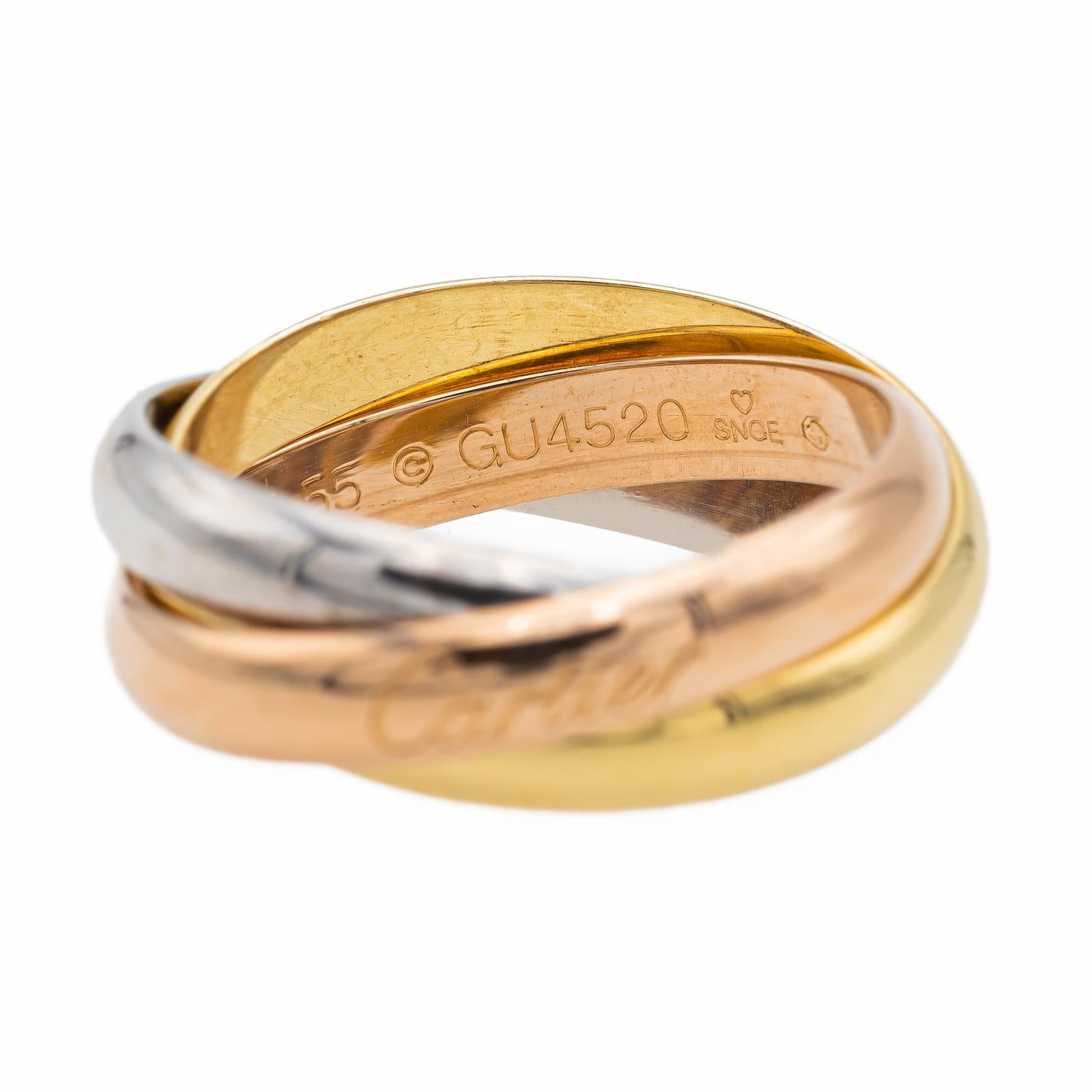 Cartier Trinity Ring Yellow gold, White gold, Pink gold