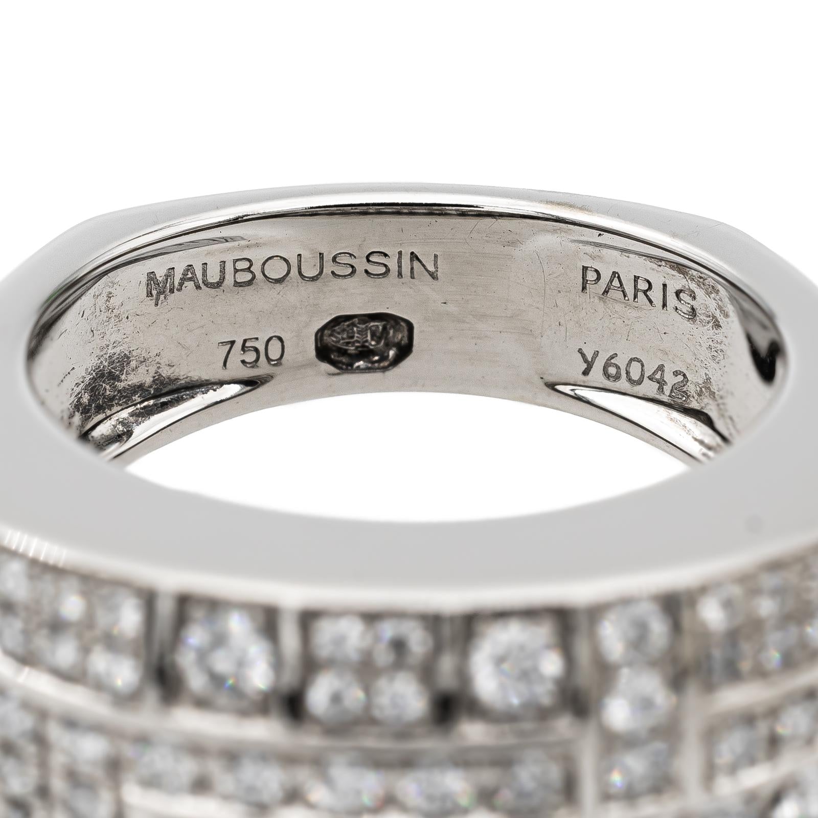 Mauboussin Always Beautiful Ring White Gold Diamond