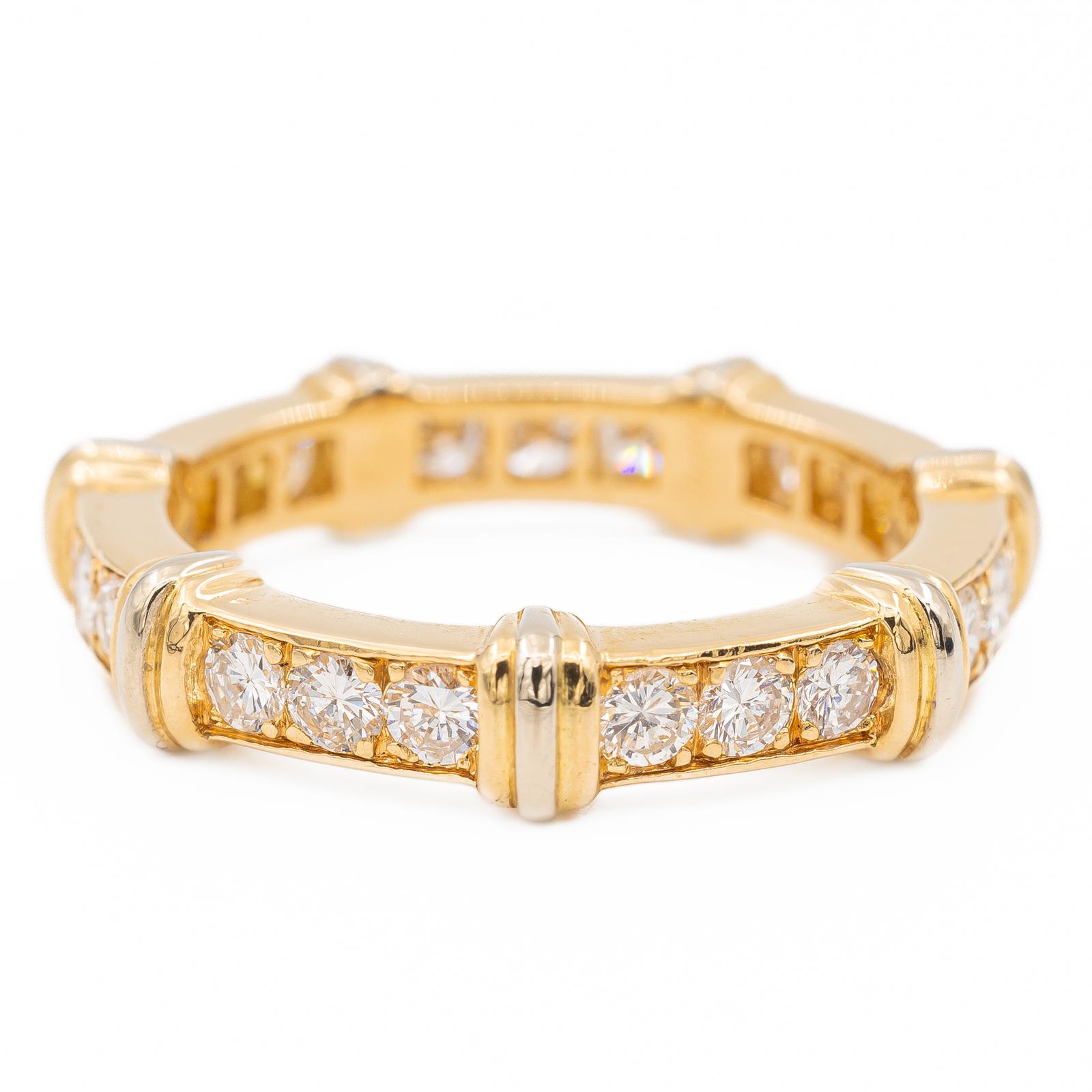 Cartier Bague Alliance Eternité Or jaune, Or blanc Diamant