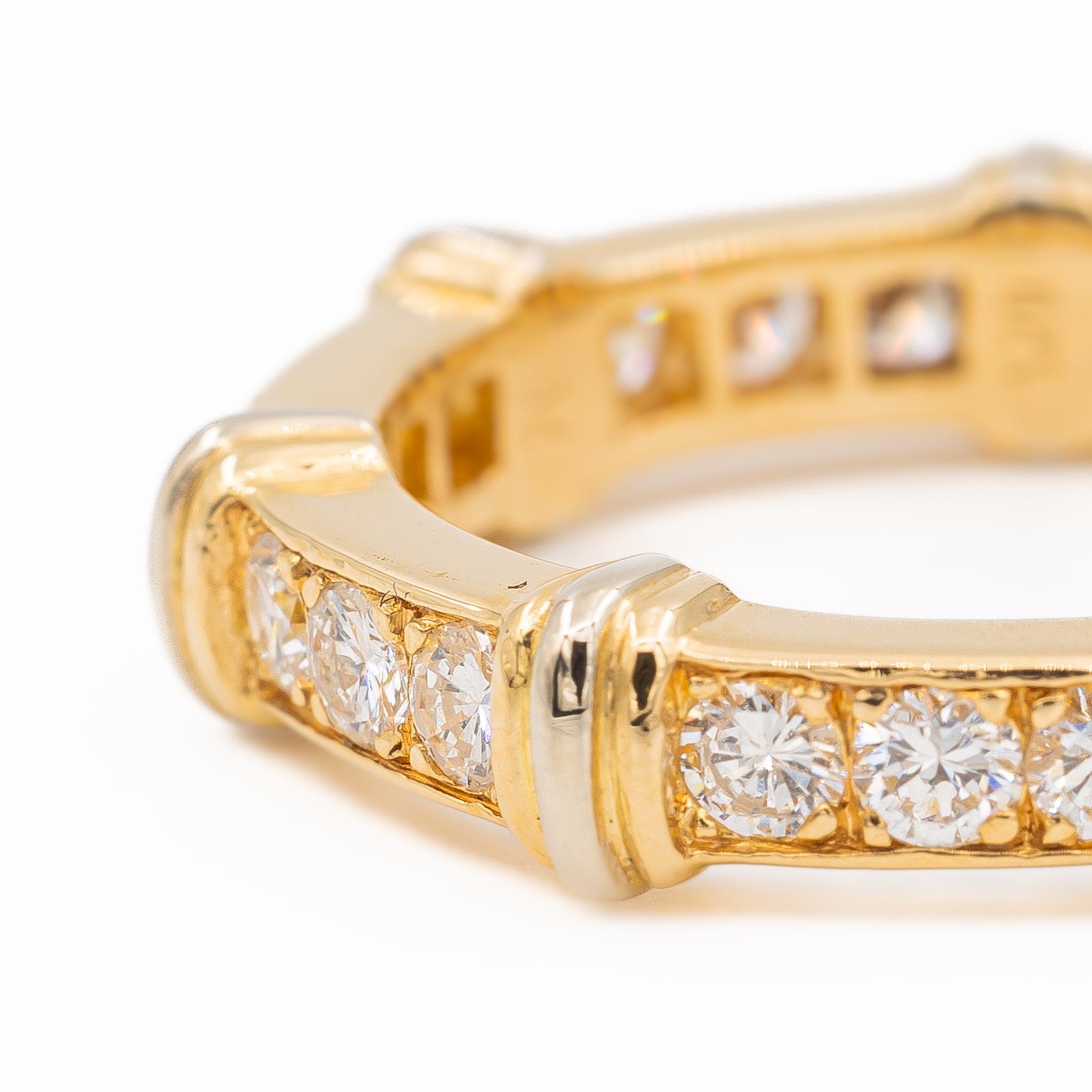 Cartier Eternity Wedding Ring Yellow Gold, White Gold Diamond