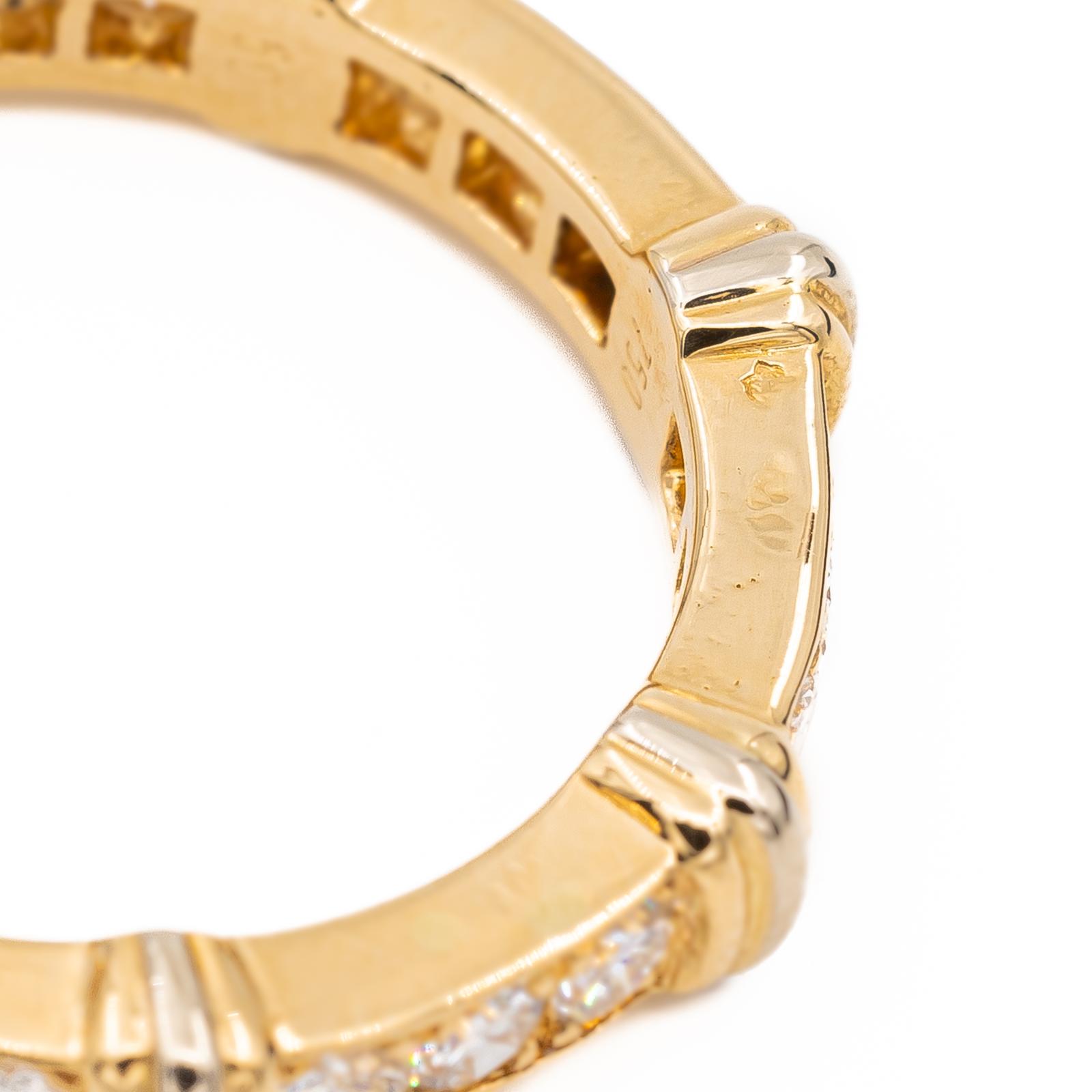 Cartier Eternity Wedding Ring Yellow Gold, White Gold Diamond