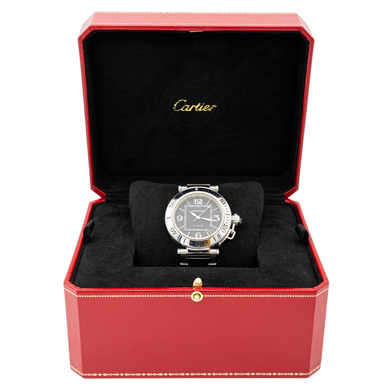 Cartier Pasha Steel Watch