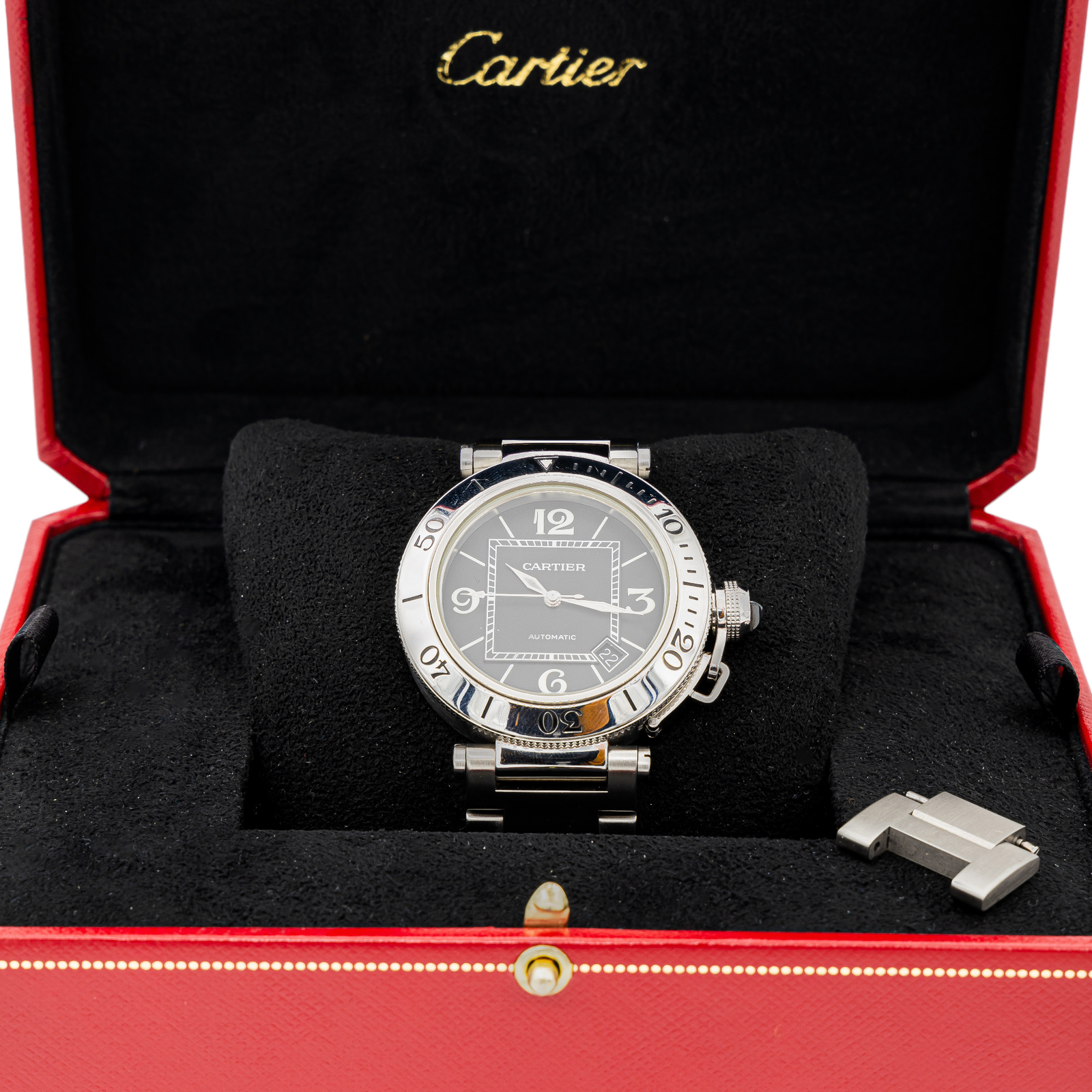 Cartier Pasha Steel Watch
