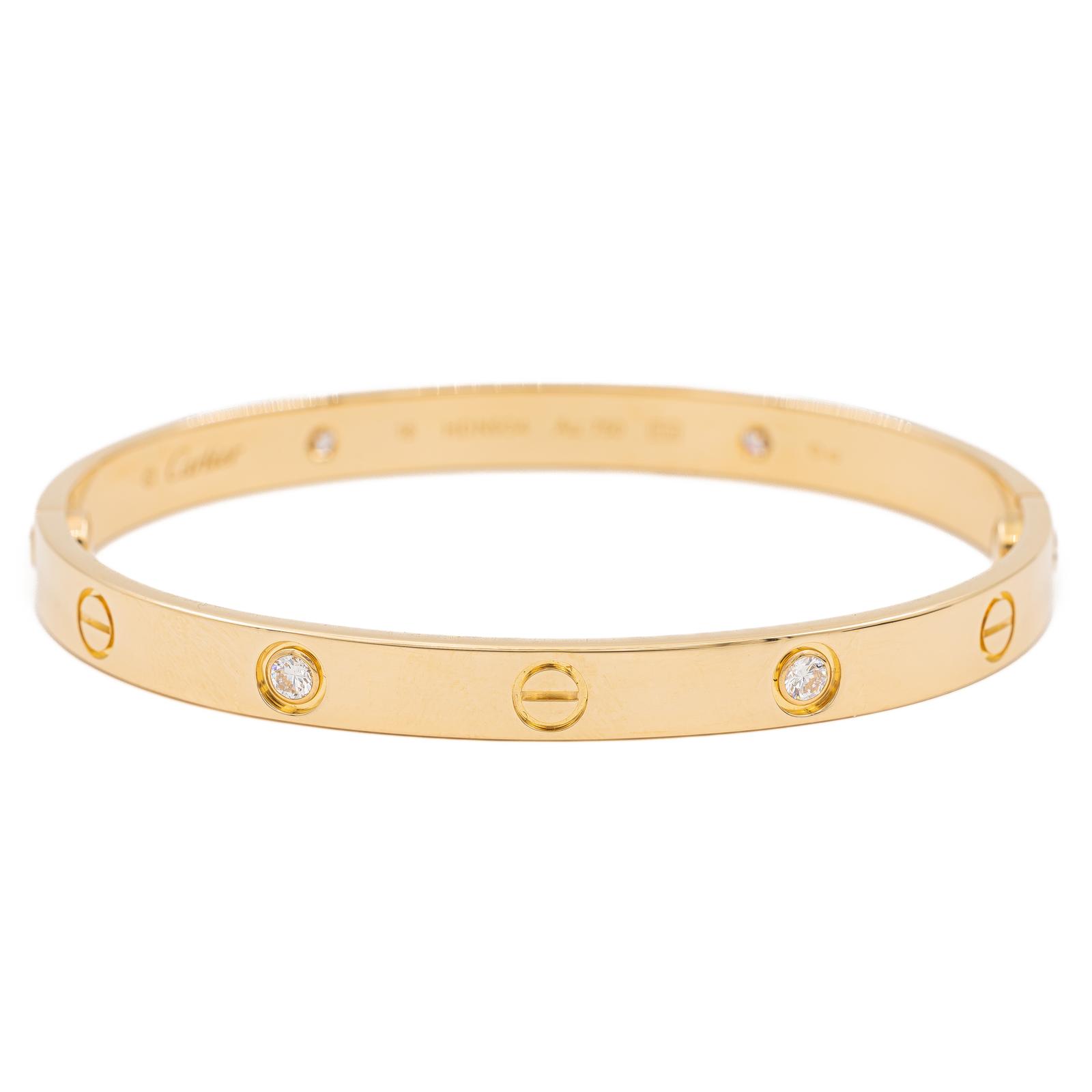 Cartier Bracelet Jonc Love Or jaune Diamant