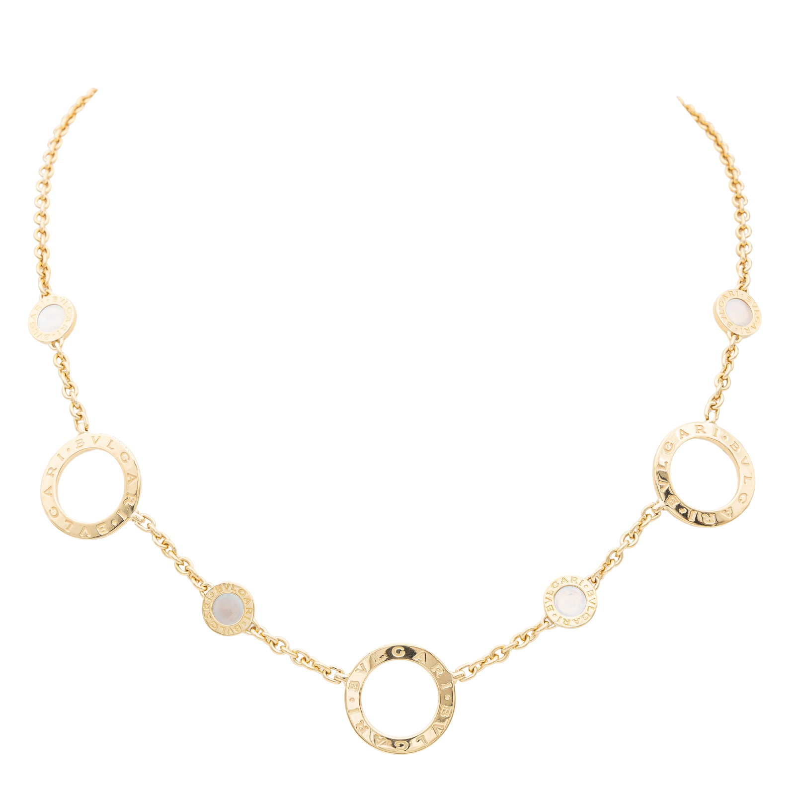Bulgari Collier Bulgari Bulgari Or jaune Nacre