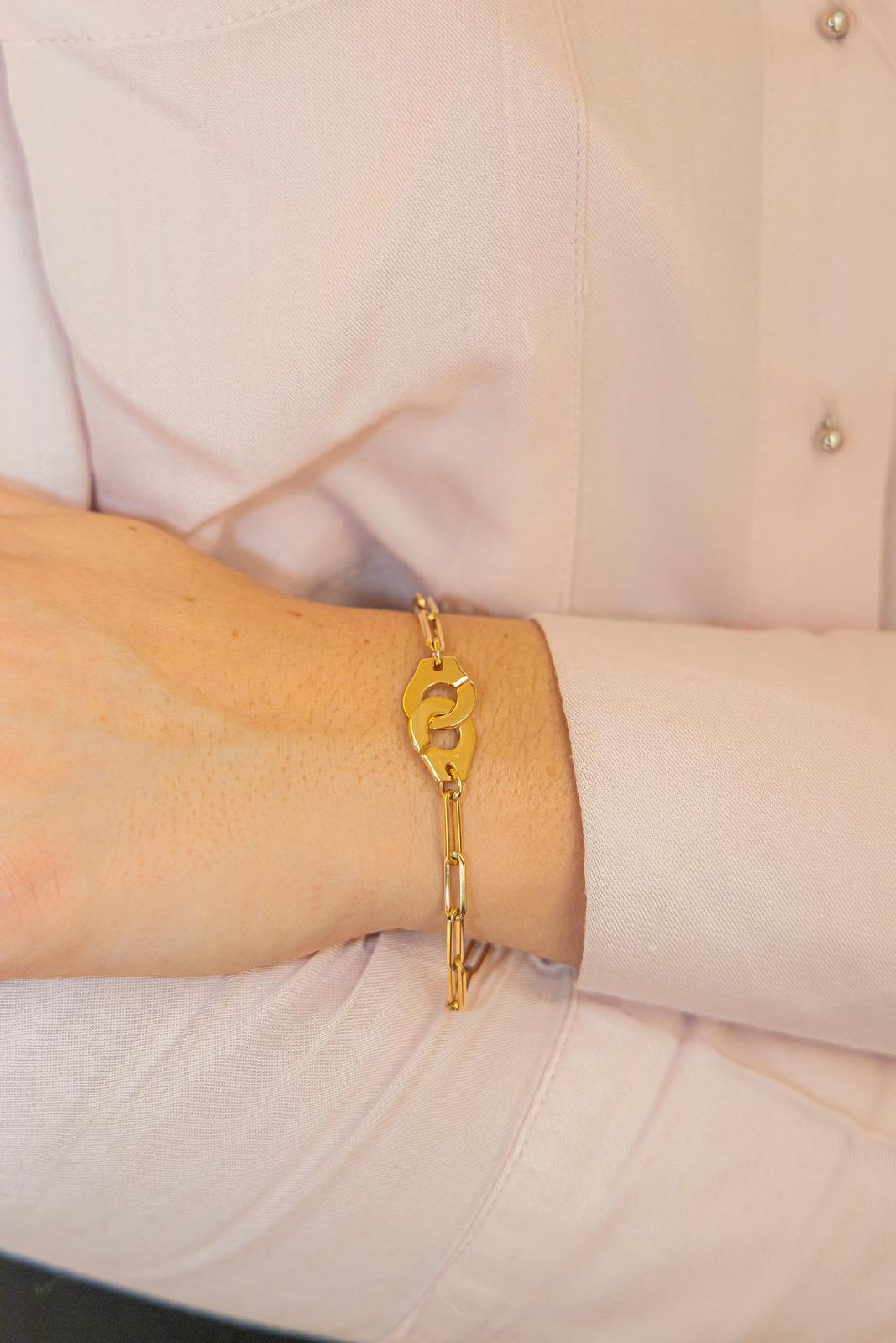 Dinh Van Bracelet Menottes or jaune