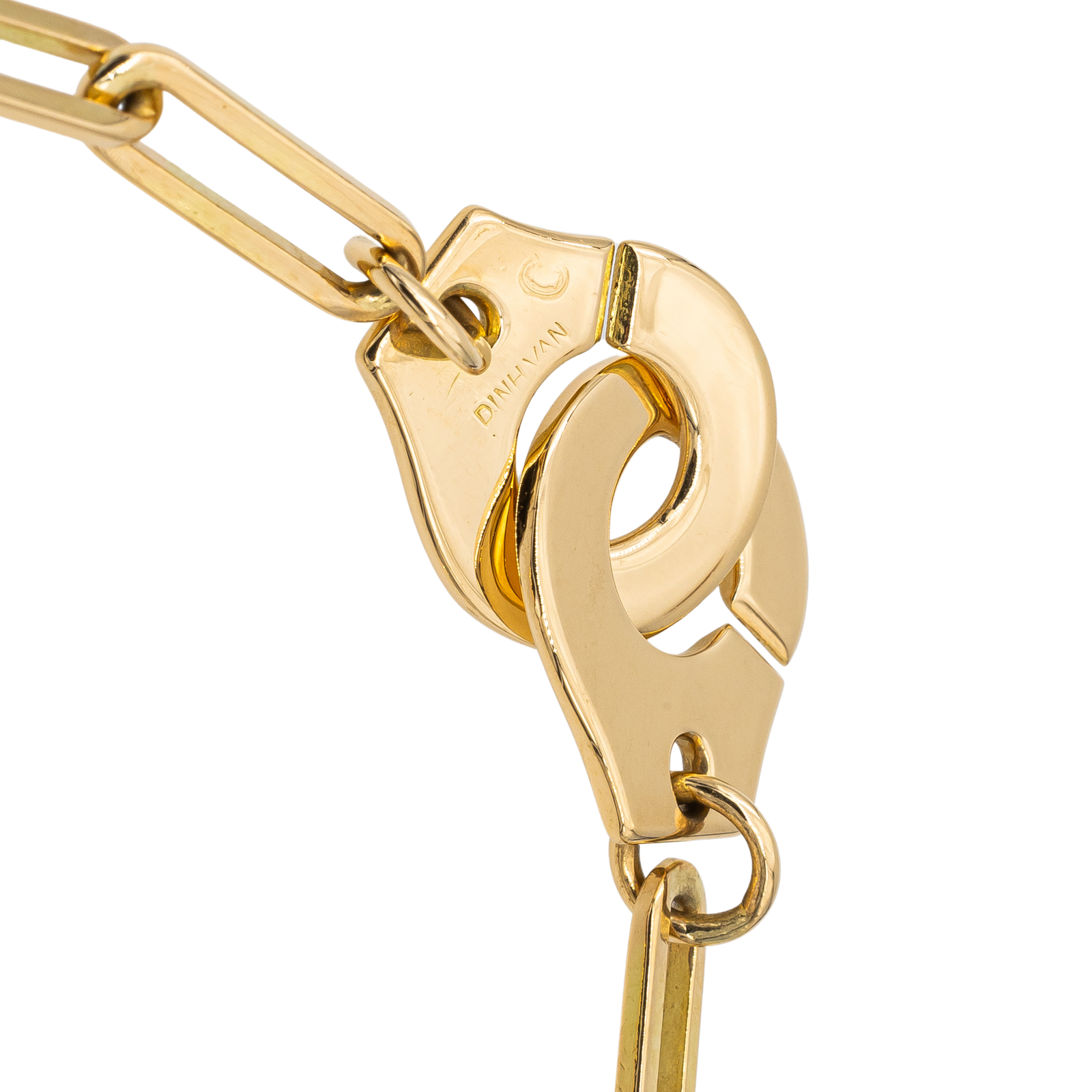 Dinh Van Yellow Gold Handcuff Bracelet