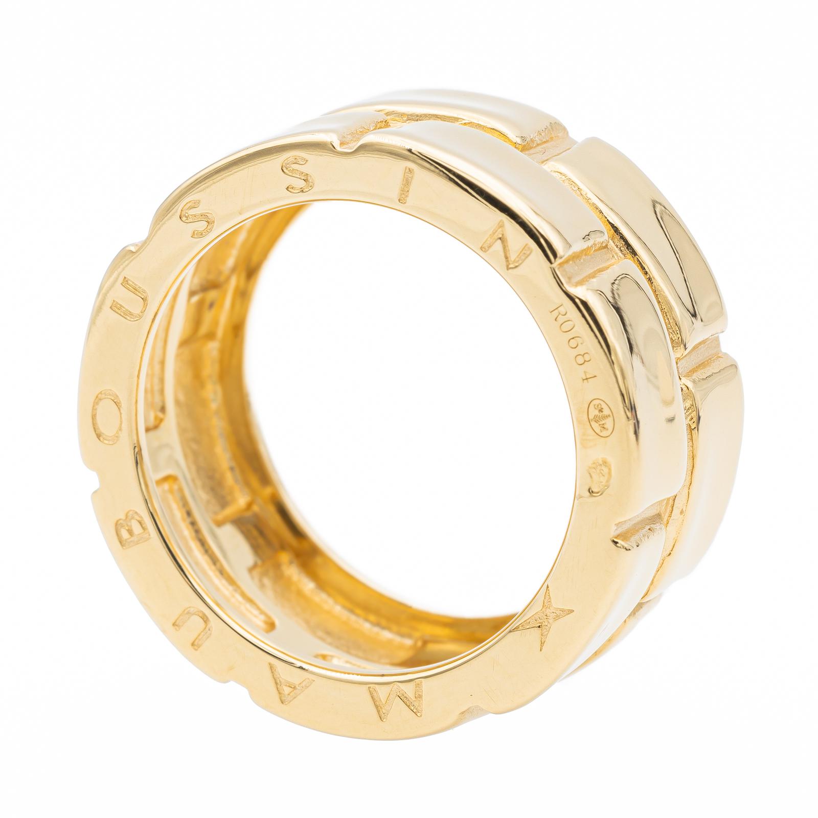 Mauboussin Love of my life ring in yellow gold