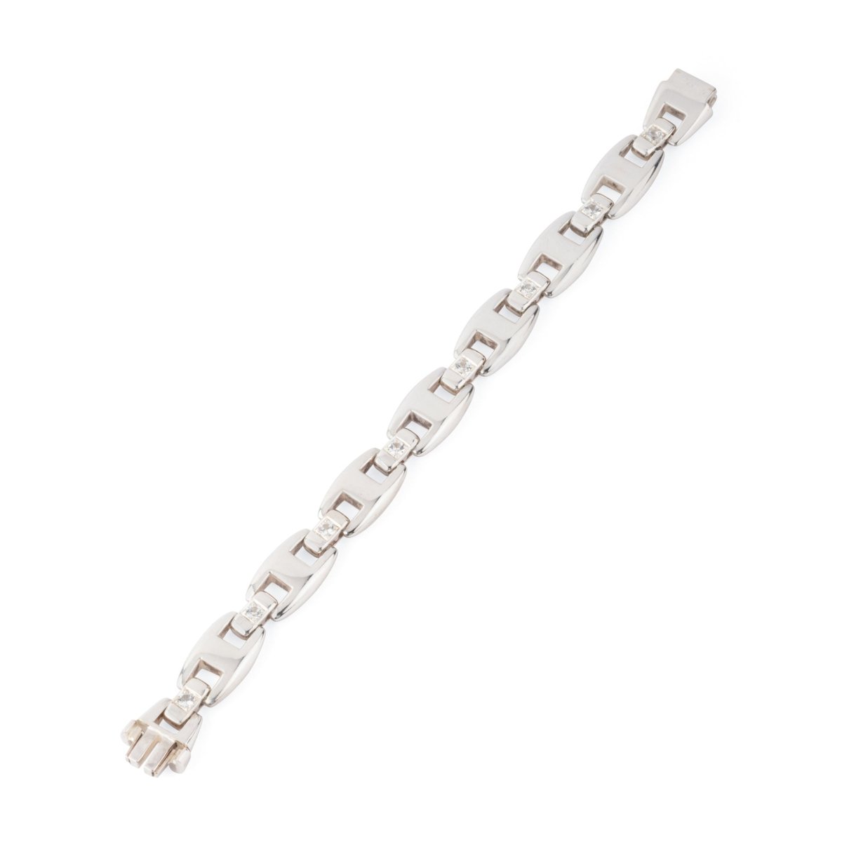 Bracelet en argent de la Maison Hermès du modèle Cassiopé - Maison Eloe