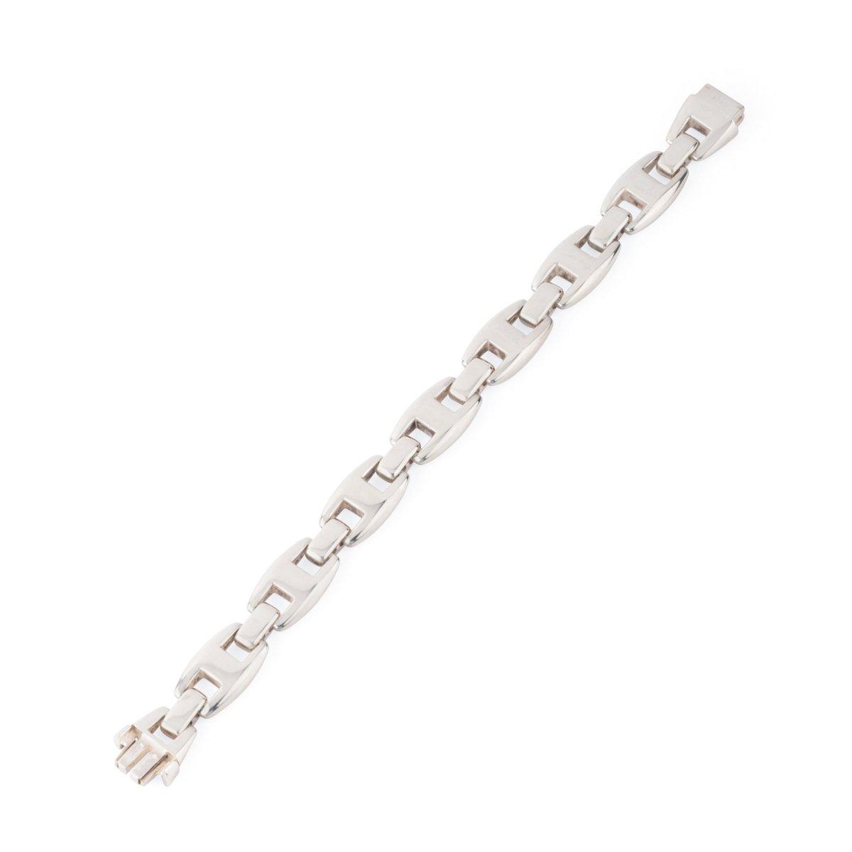 Bracelet en argent de la Maison Hermès du modèle Cassiopé - Maison Eloe