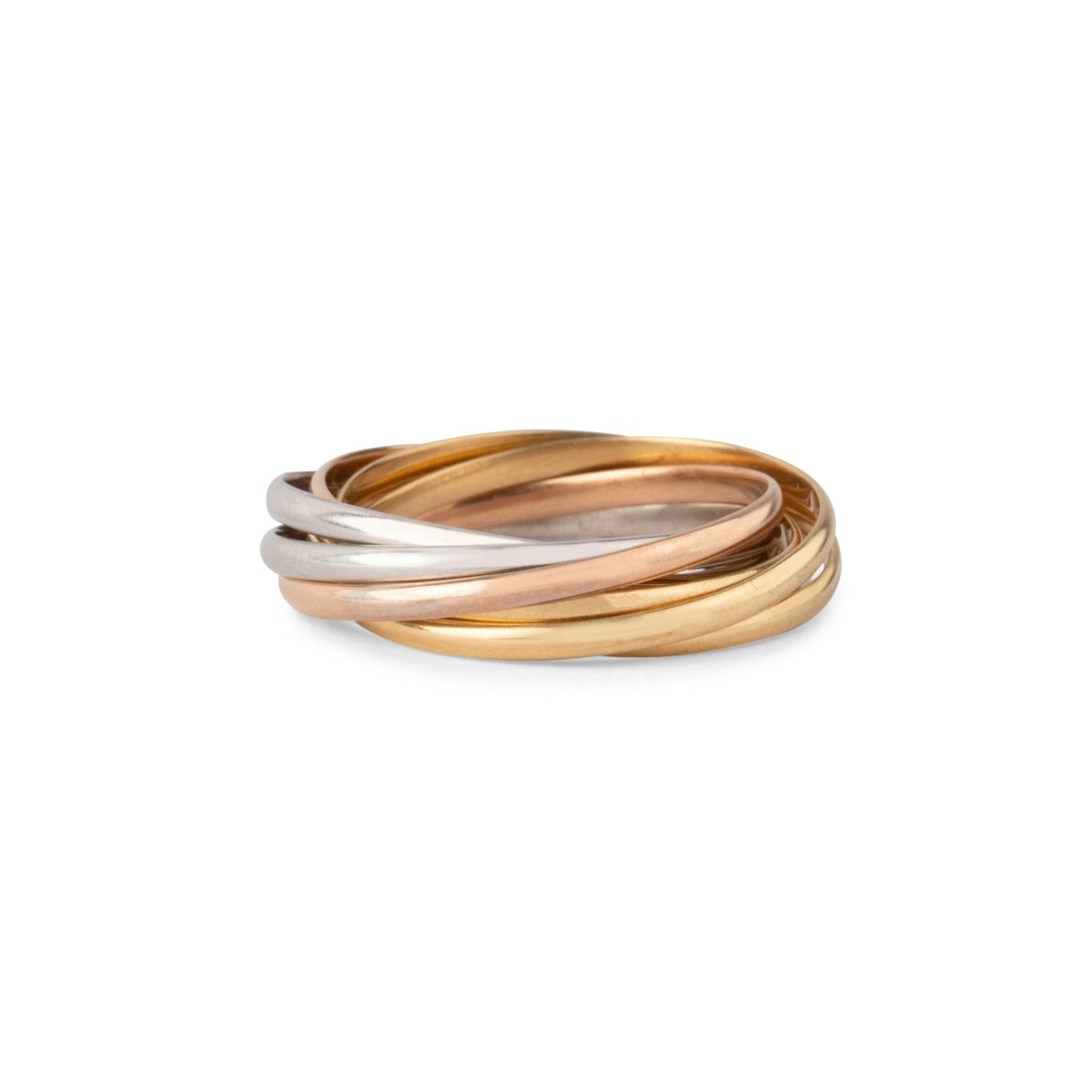 Bague Alliance Trinity 7 anneaux de la maison Cartier - Maison Eloe