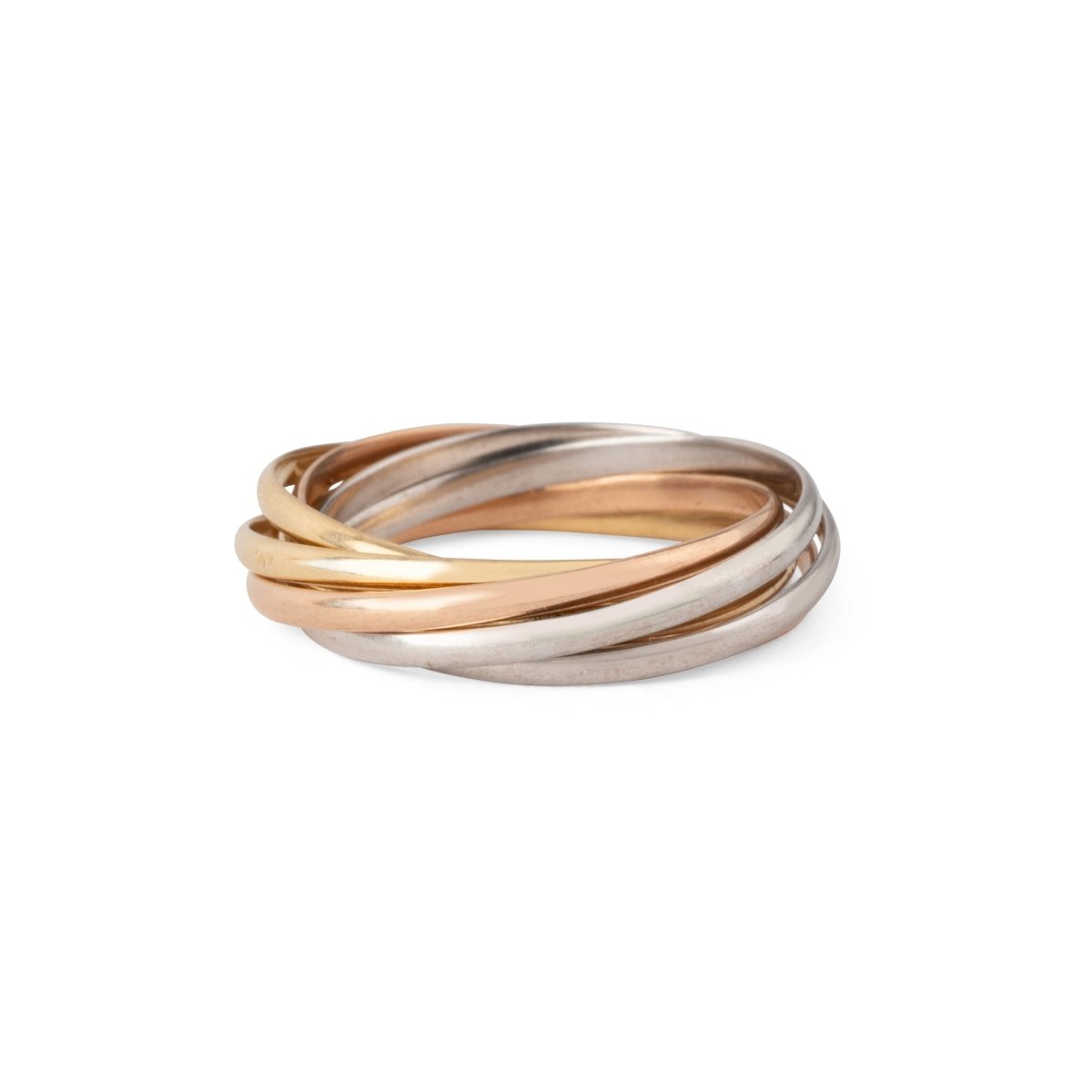 Bague Alliance Trinity 7 anneaux de la maison Cartier - Maison Eloe