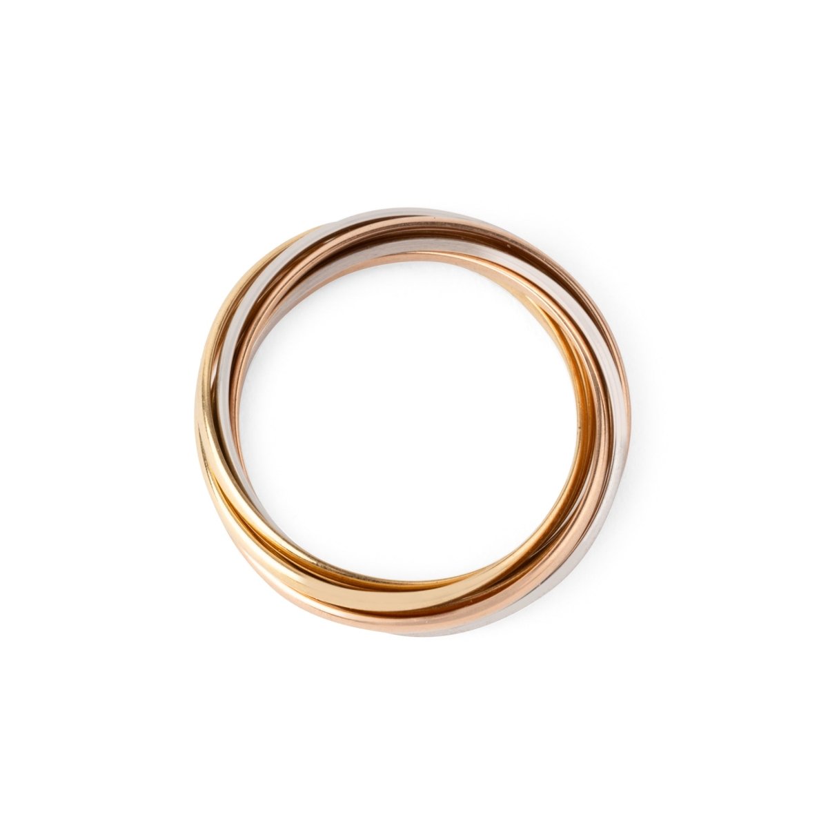 Bague Alliance Trinity 7 anneaux de la maison Cartier - Maison Eloe