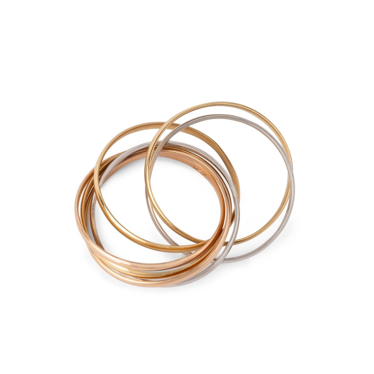 Bague Alliance Trinity 7 anneaux de la maison Cartier - Maison Eloe