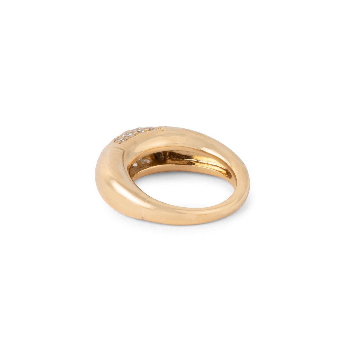 Bague Van Cleef & Arpels, collection Philippine en or jaune et diamants - Maison Eloe