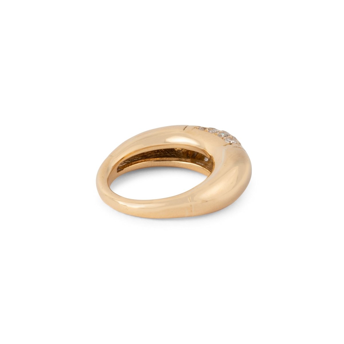 Bague Van Cleef & Arpels, collection Philippine en or jaune et diamants - Maison Eloe