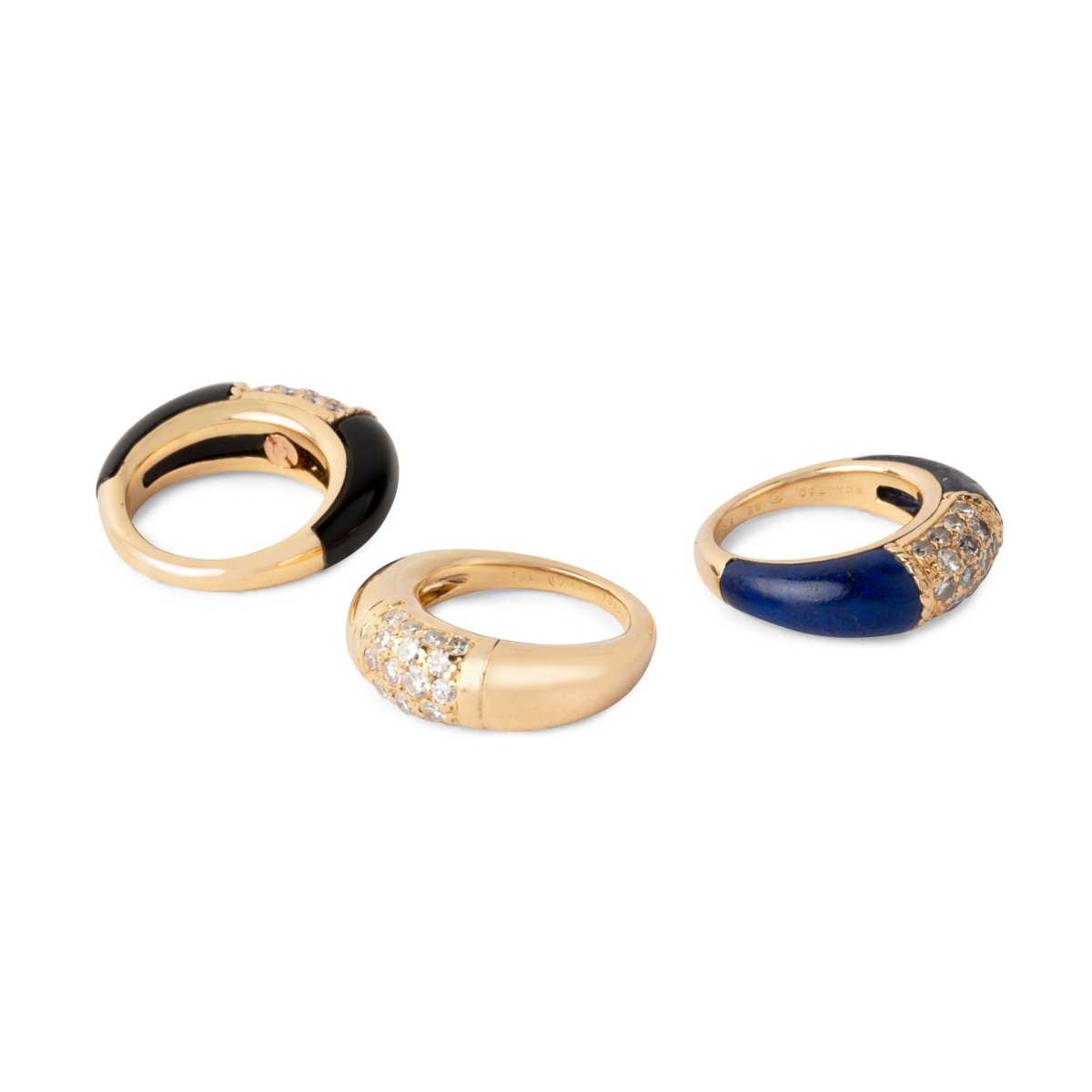 Bague Van Cleef & Arpels, collection Philippine en or jaune et diamants - Maison Eloe