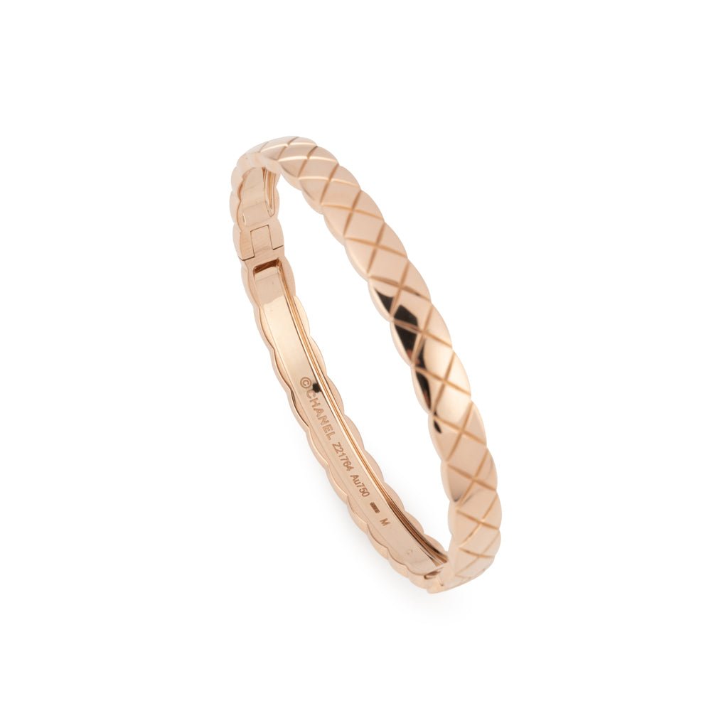 Bracelet en or rose de la maison Chanel, modèle Coco Crush - Maison Eloe