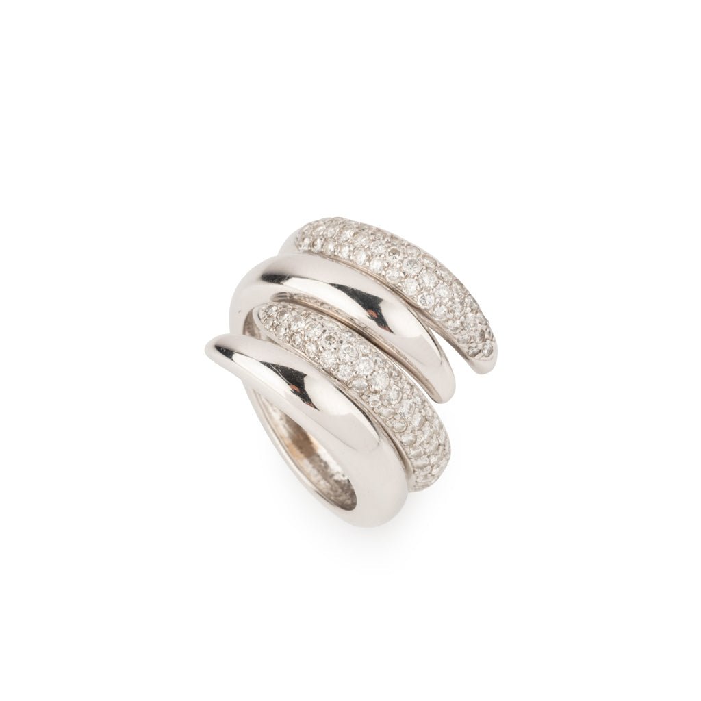 Bague de la maison Chaumet, collection Tango en diamant - Maison Eloe