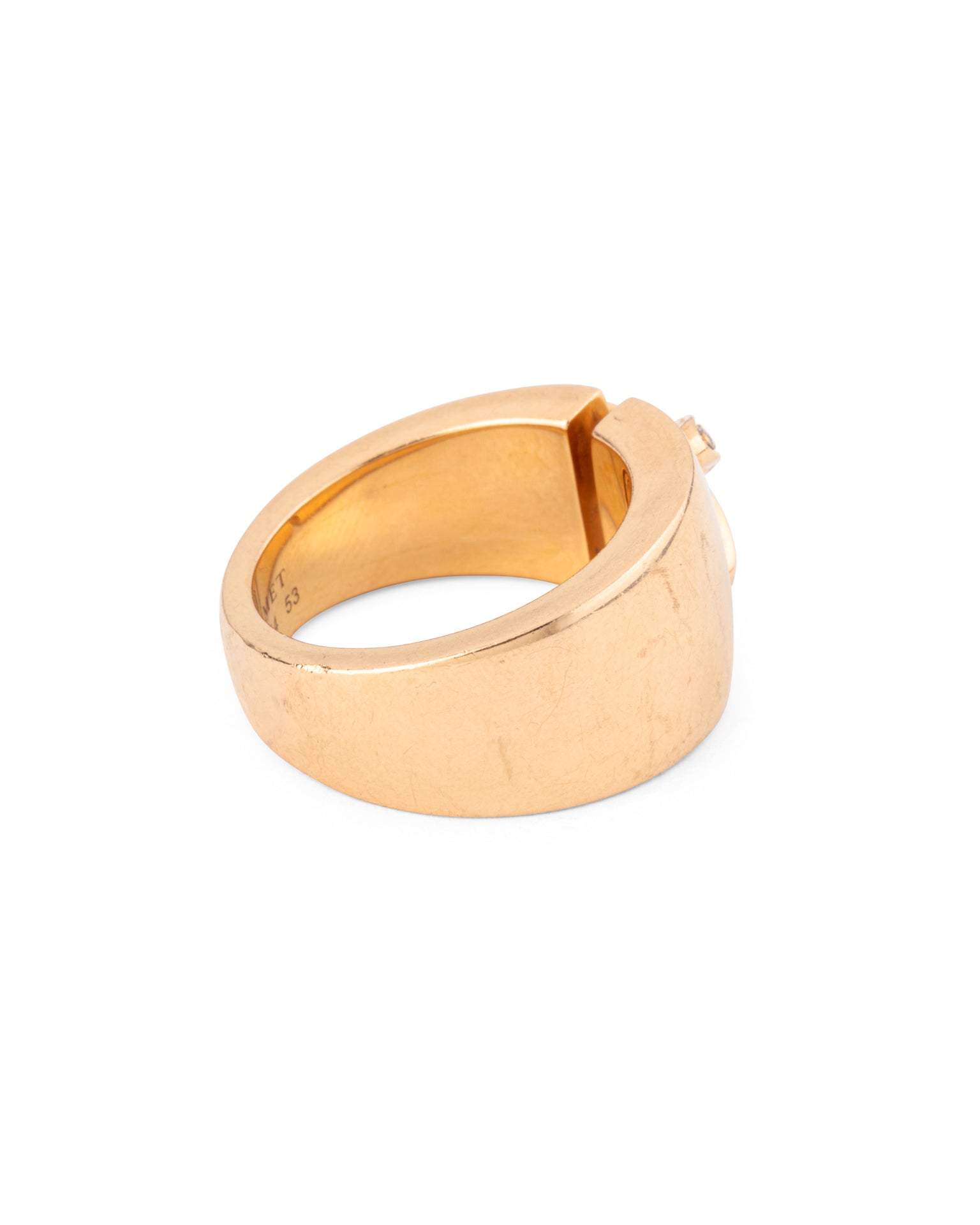 Bague "Liens asymétriques" Chaumet Or jaune Diamants