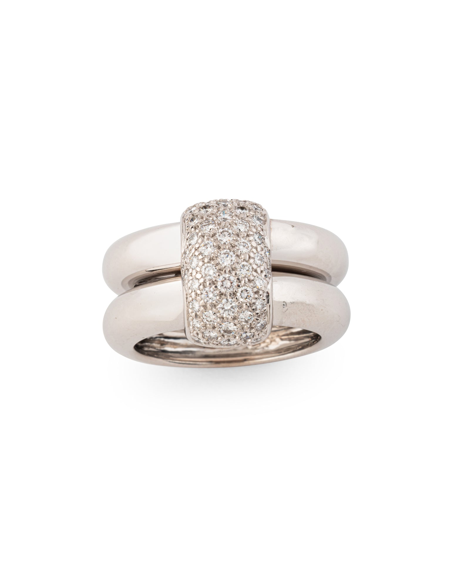 Bague Chaumet "Duo" Diamants or Blanc occasion authentifiée