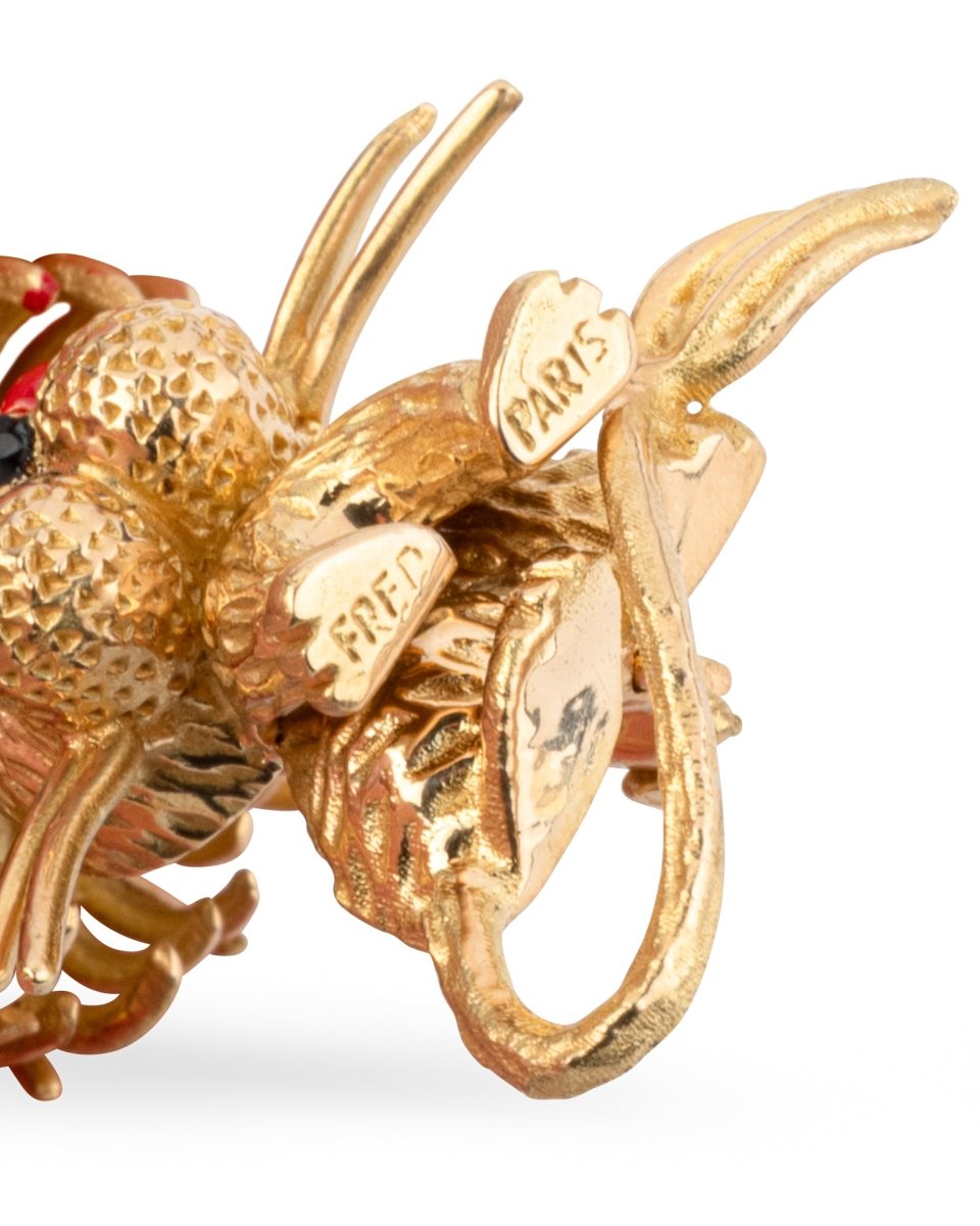 Fred, Broche Vintage Lion Borgne mini - Maison Eloe