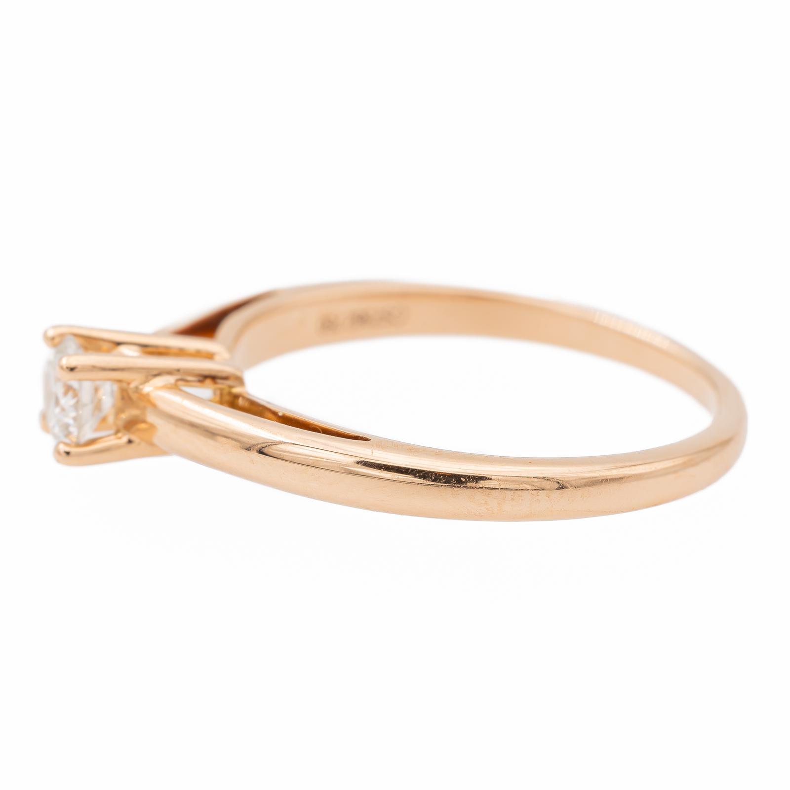 Mauboussin Solitaire Ring Rose Gold Diamond