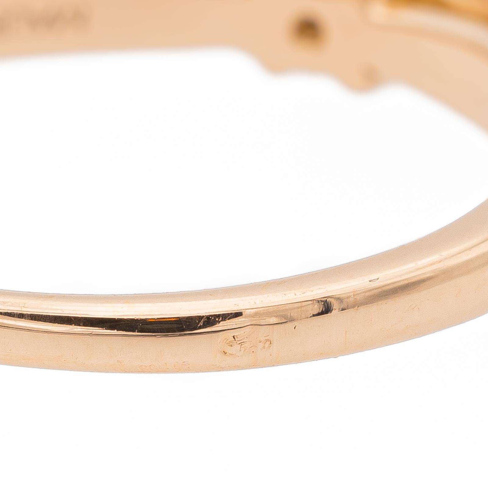 Mauboussin Solitaire Ring Rose Gold Diamond
