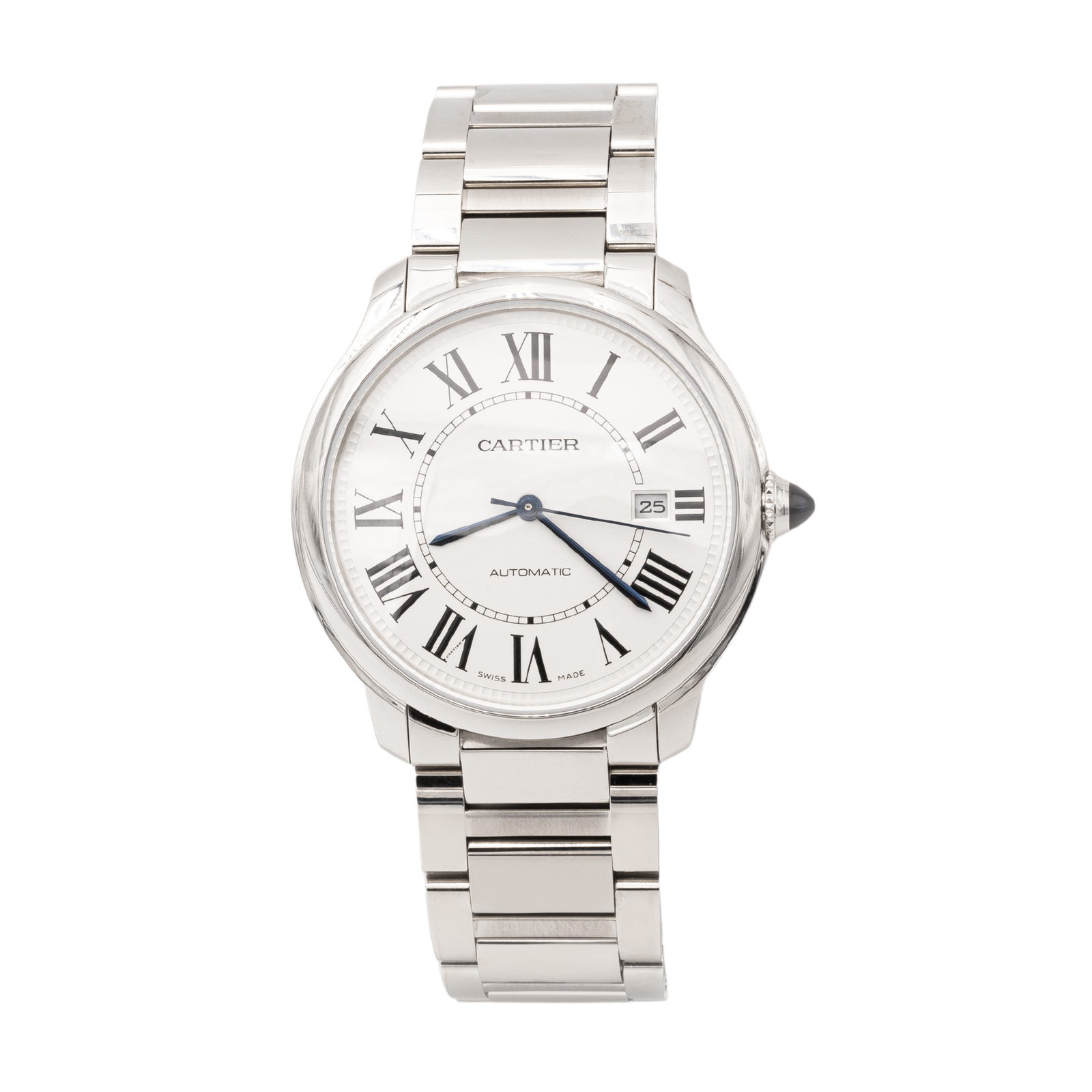 Cartier Must Round Steel Watch