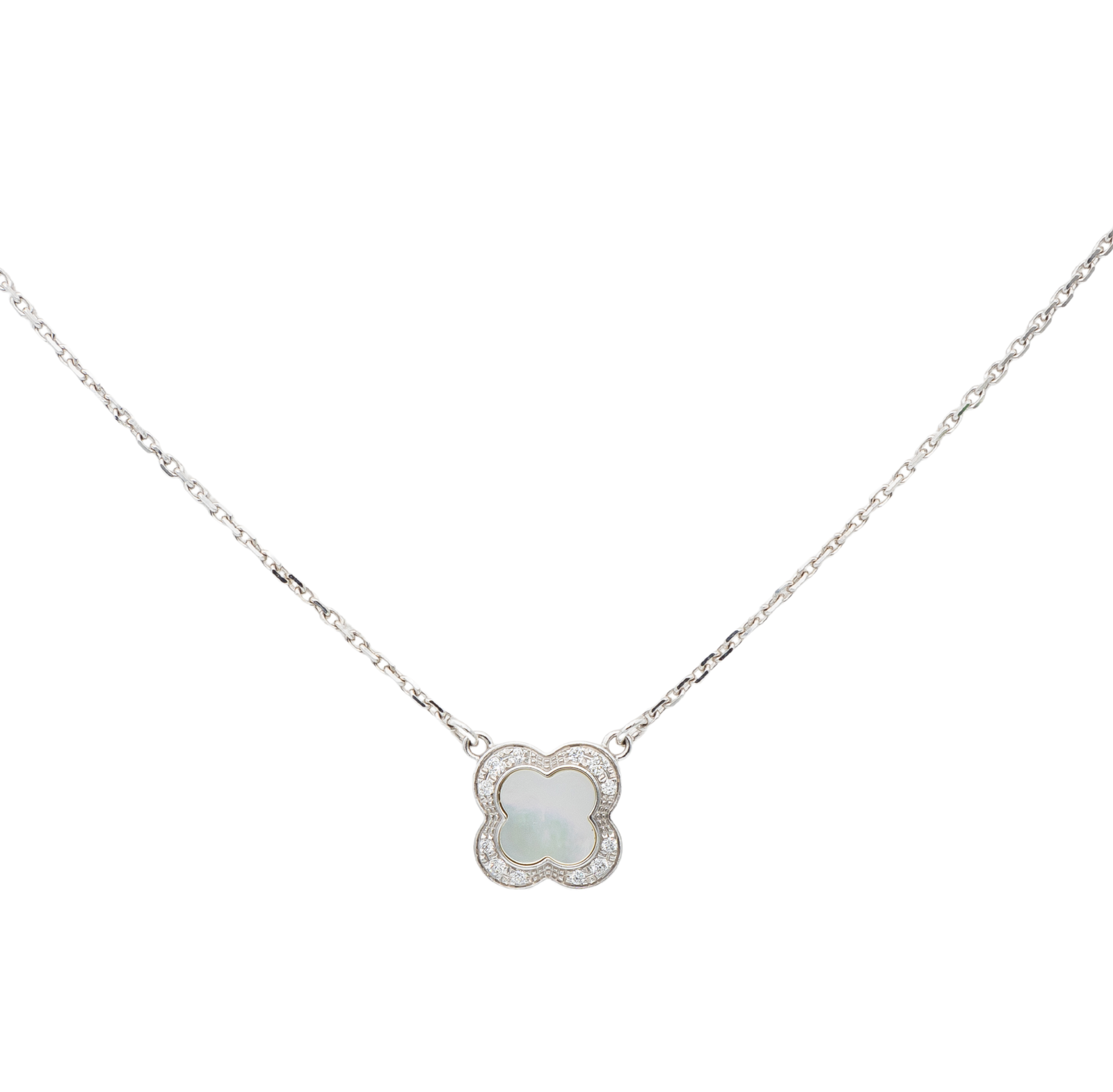 Mauboussin Collier Trèfle de Toi Or blanc Nacre