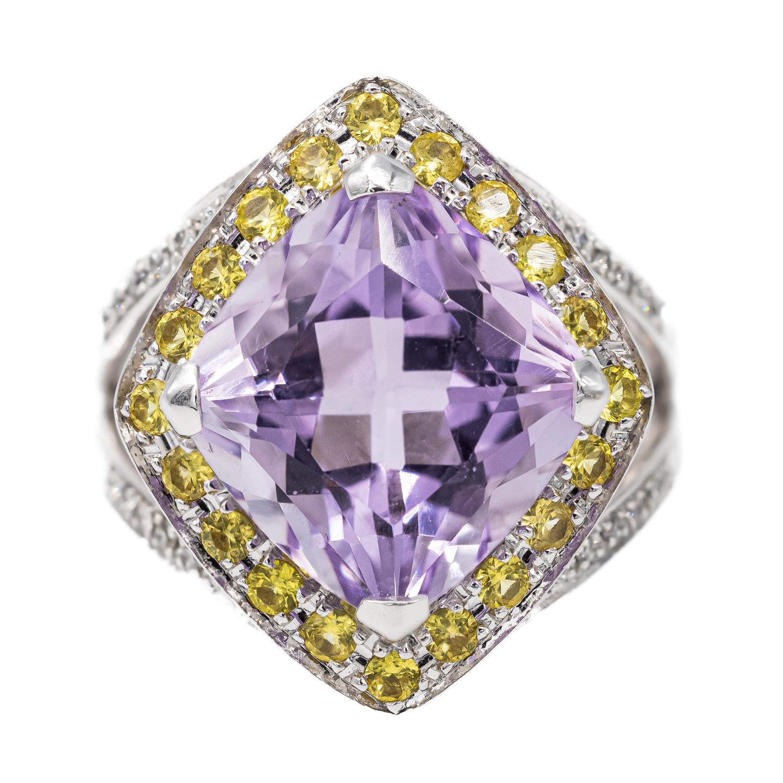 Mauboussin Bague Fou de toi Or blanc Améthyste