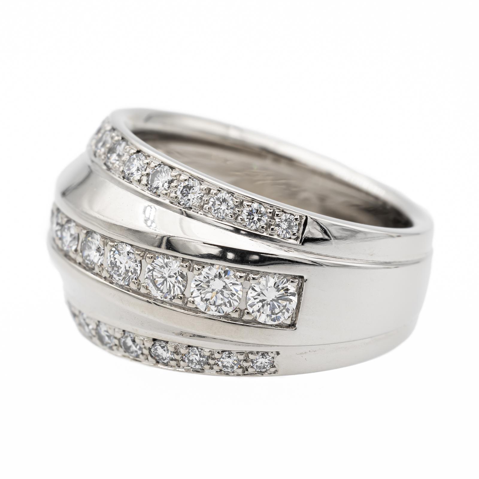 Chopard La Strada Bandeau Ring White Gold Diamond