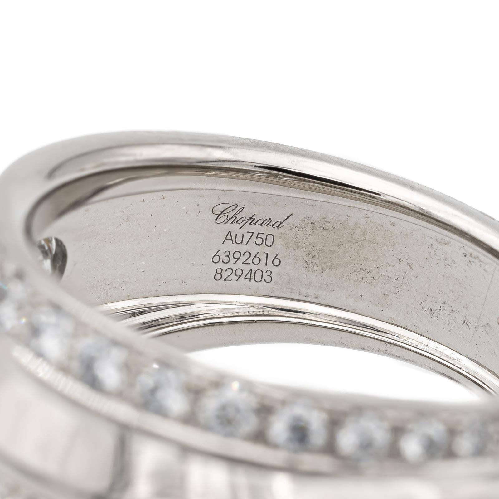 Chopard La Strada Bandeau Ring White Gold Diamond