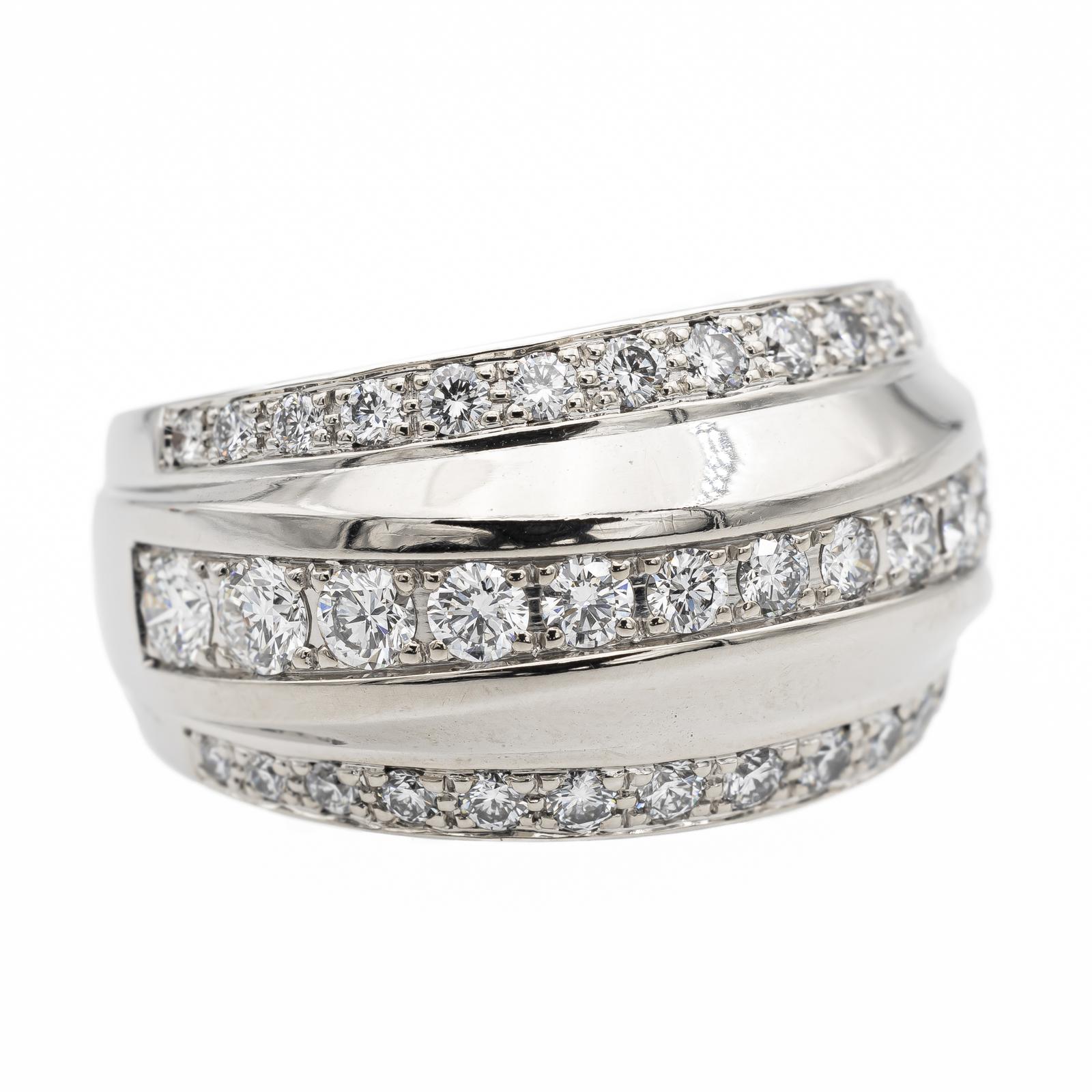 Chopard La Strada Bandeau Ring White Gold Diamond