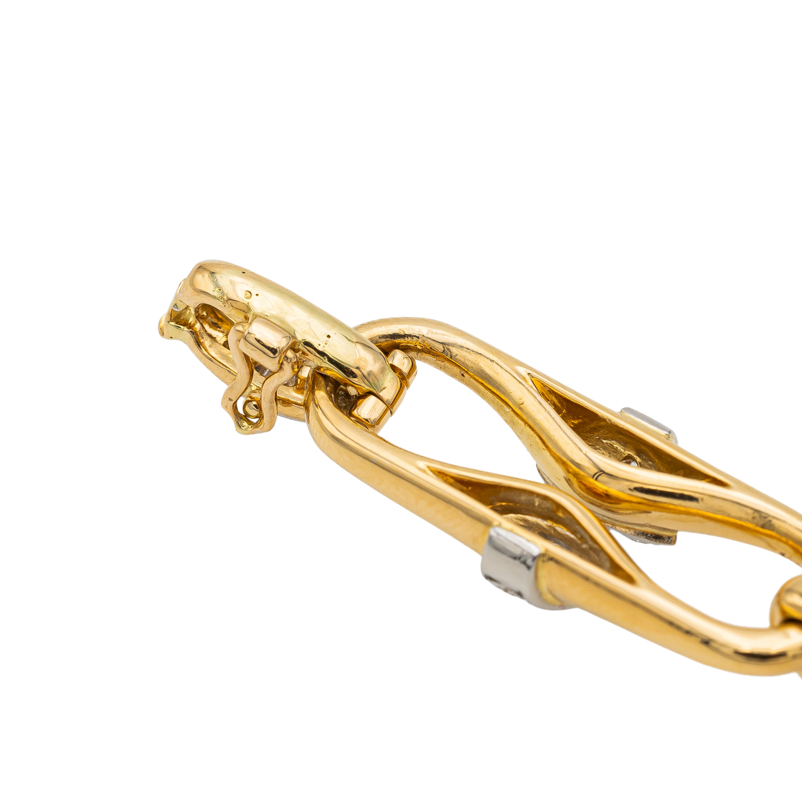 Mauboussin Bracelet Yellow Gold, White Gold Diamond
