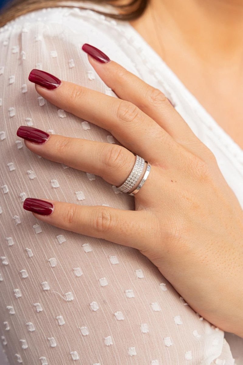 Repossi Bague Berbère Or blanc Diamant - Maison Eloe