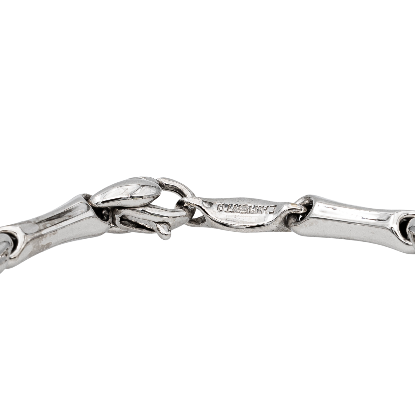 Chimento Bamboo Bracelet White gold