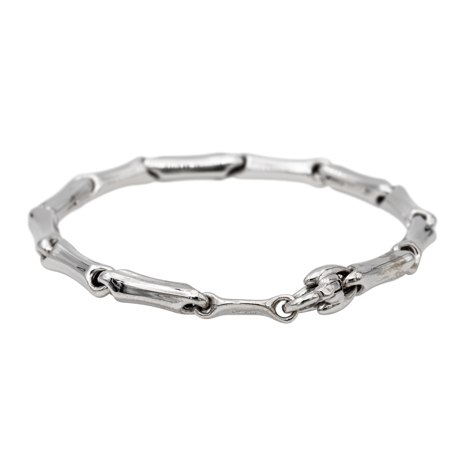 Chimento Bamboo Bracelet White gold